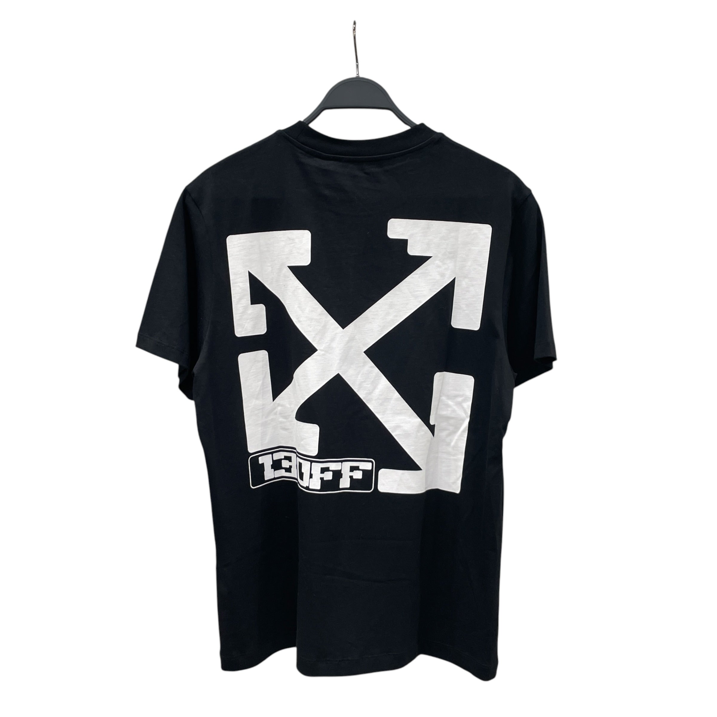 OFF-WHITE/T-Shirt/M/Cotton/BLK/BLUE TYPE FACE NWT view 2