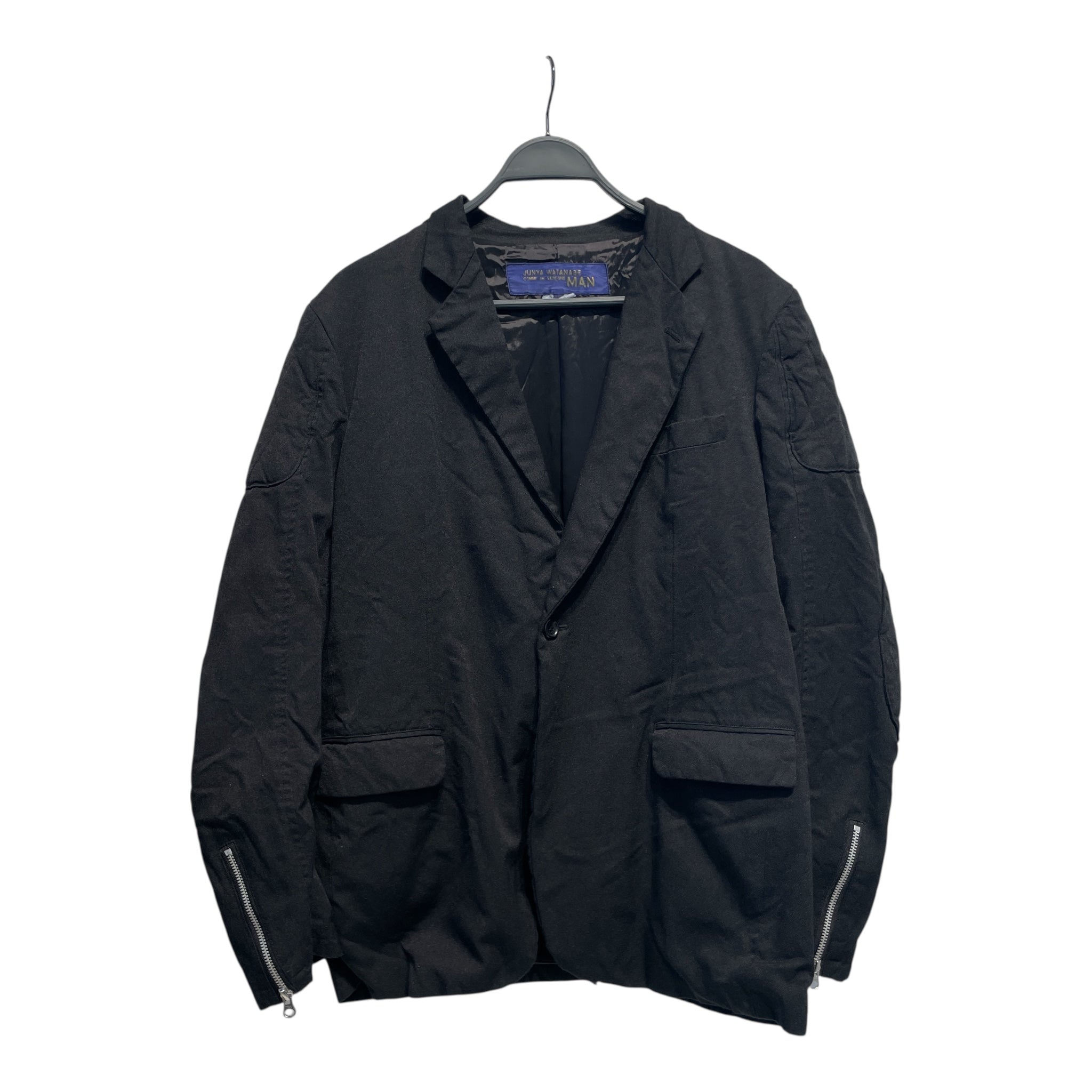 JUNYA WATANABE COMME des GARCONS/Jacket/L/Acrylic/BLK/blazer view 1