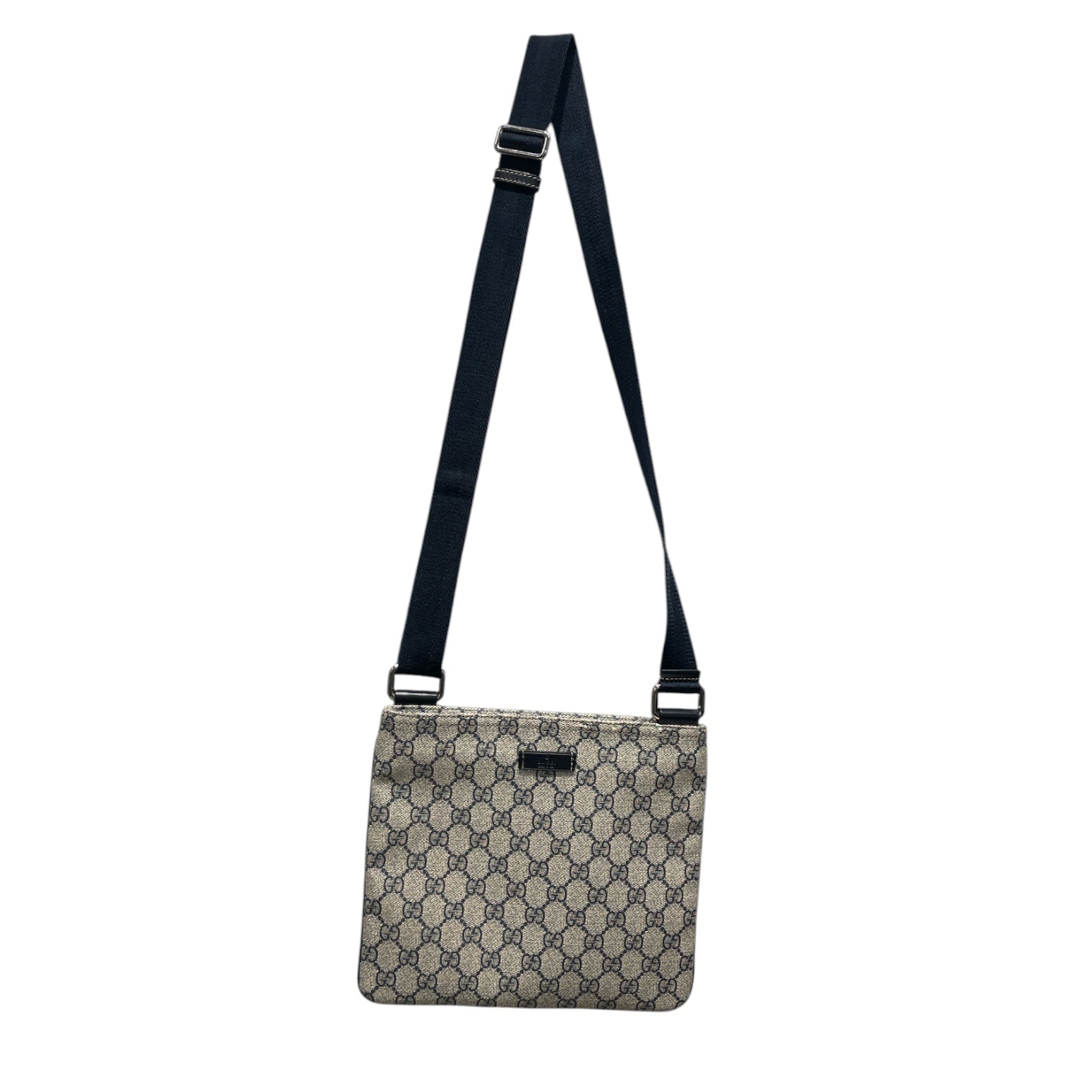 GUCCI/Cross Body Bag/Monogram/Leather/BEG/GUCCI GG SUPREME SMALL BAG view 1