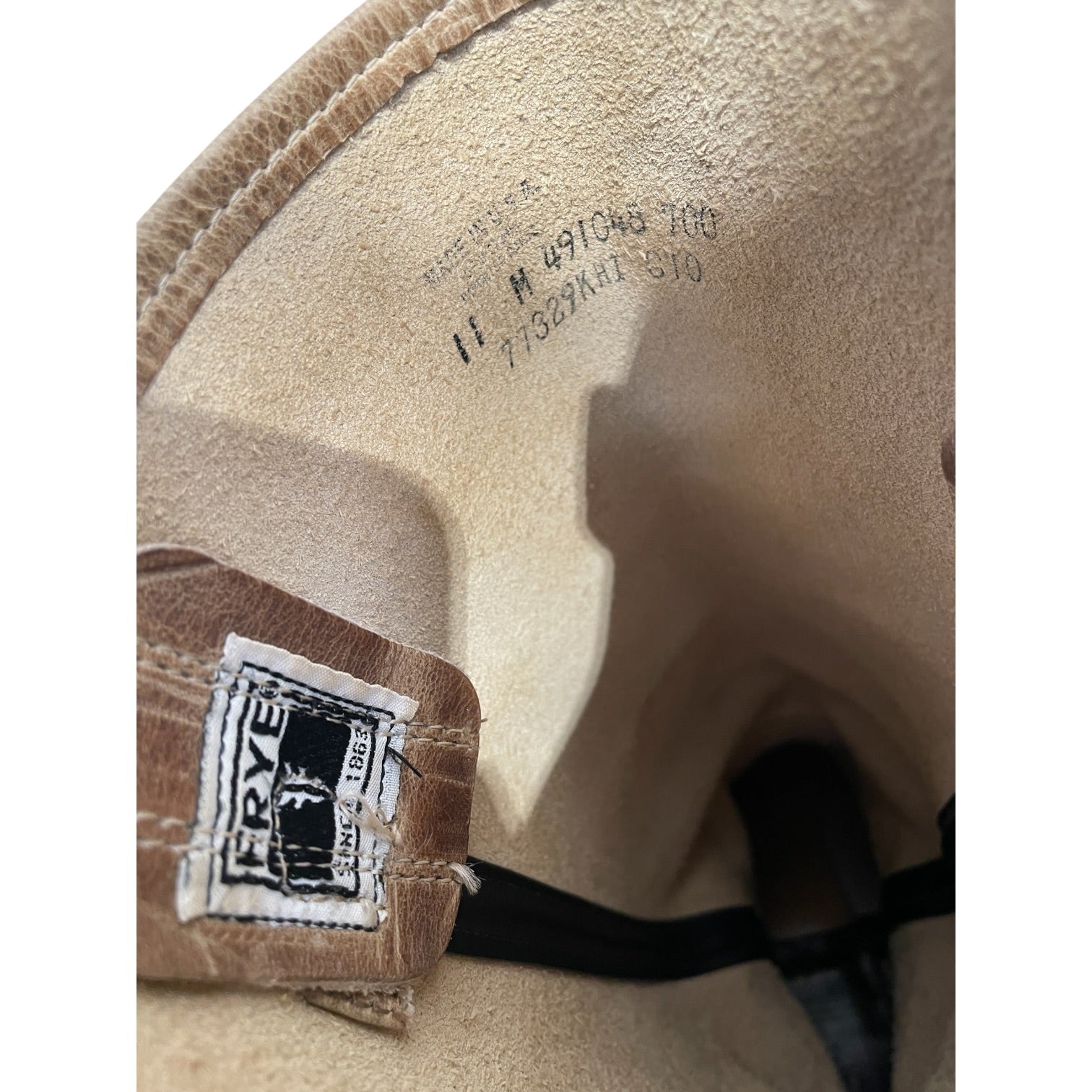 FRYE/Boots/US 11/Leather/CML/BRASS HARDWARE view 3