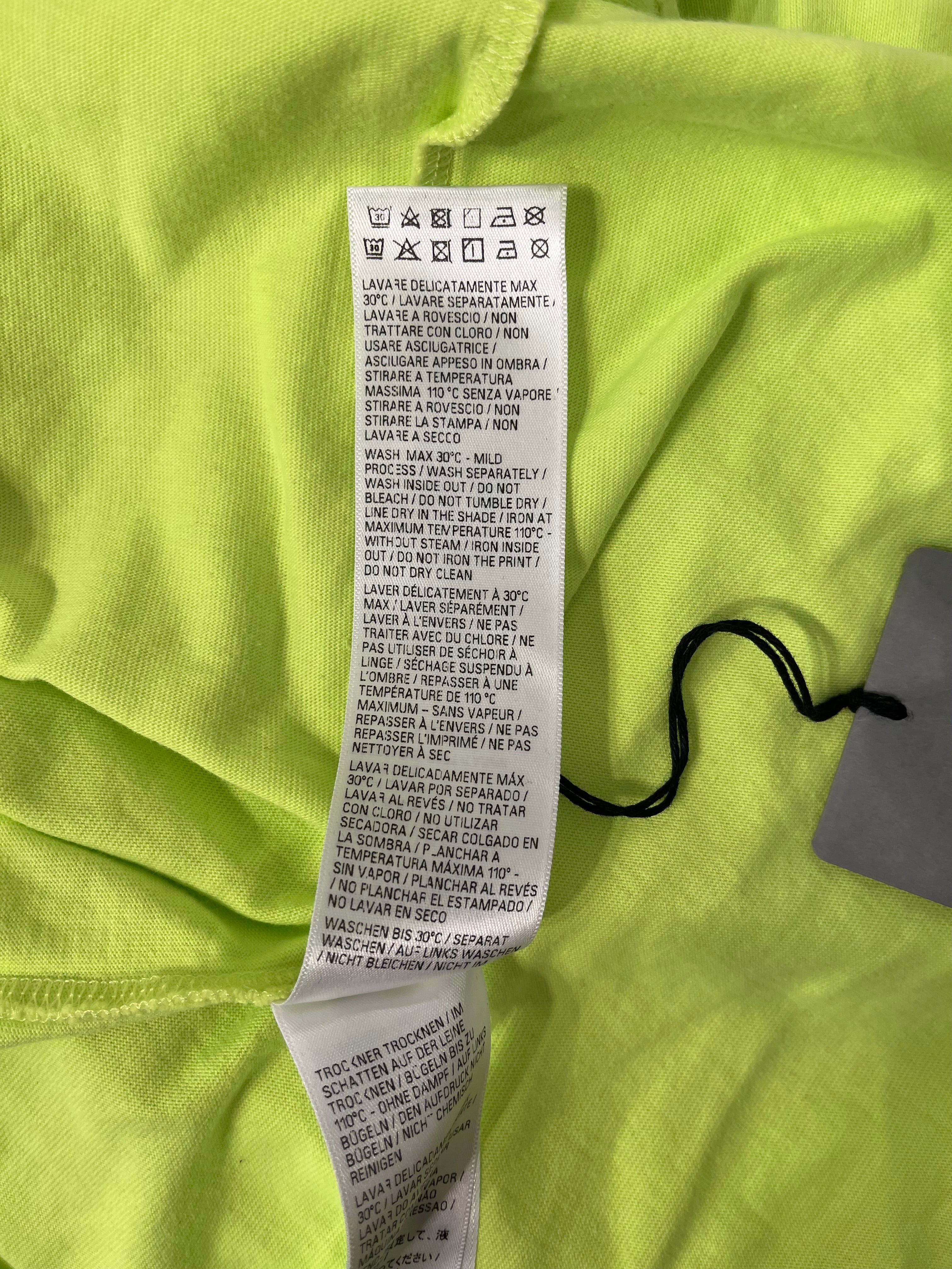 BALENCIAGA/T-Shirt/S/Cotton/GRN/CAPS VINTAGE LOGO TEE view 5