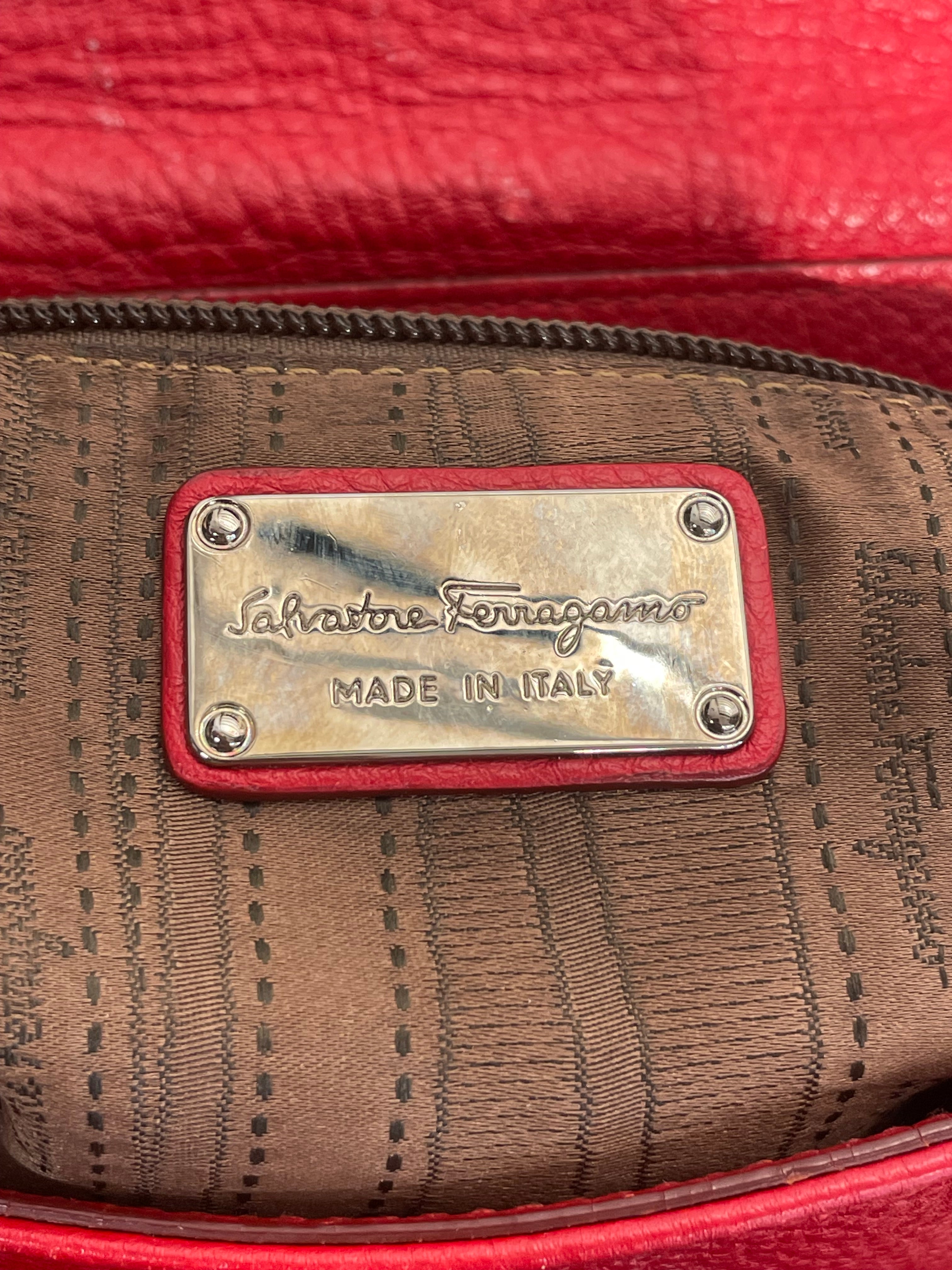 Salvatore Ferragamo/Bag/Leather/RED/SOFIA SATCHEL view 4