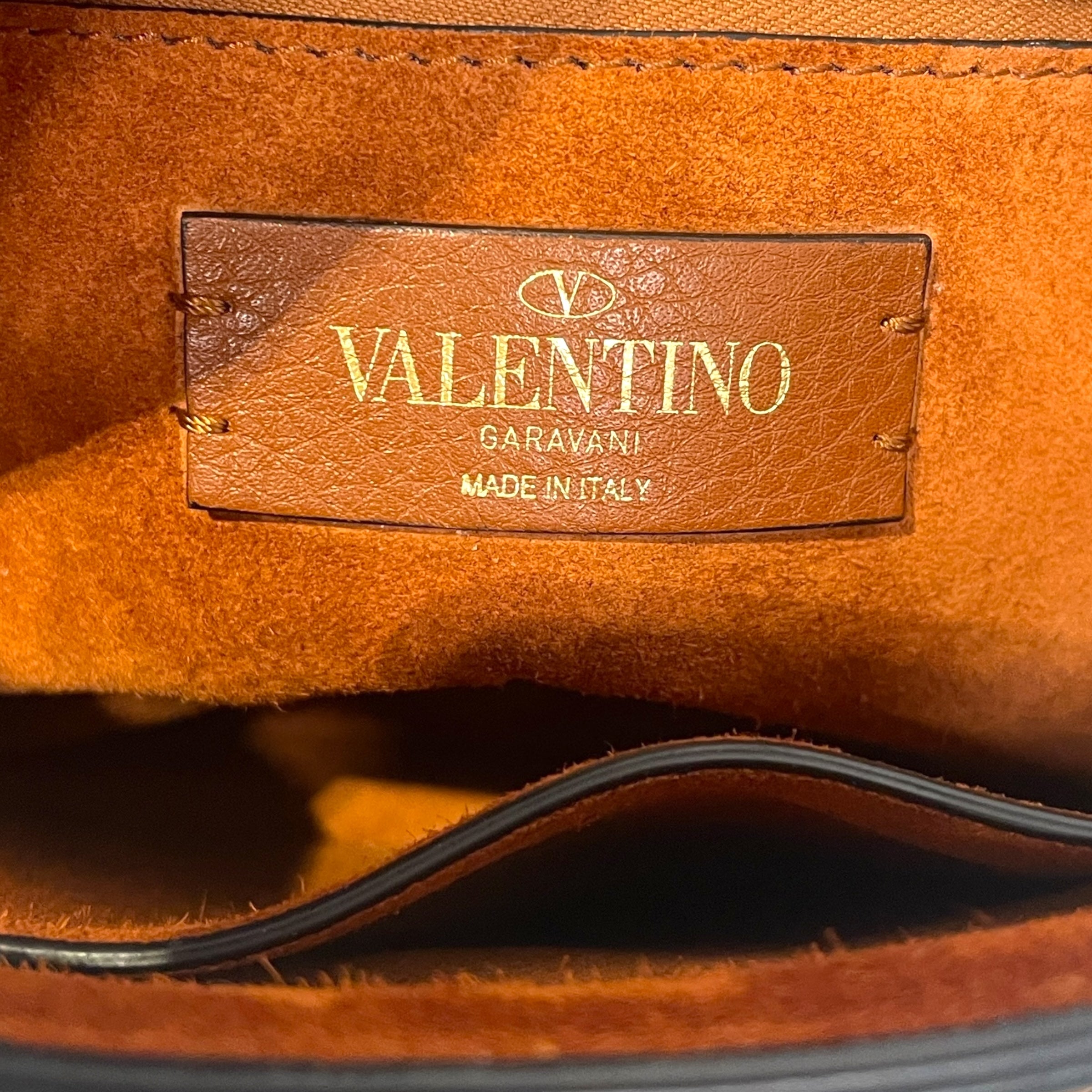 VALENTINO/Cross Body Bag/M/Leather/BRW/Grained CalfSkin view 7