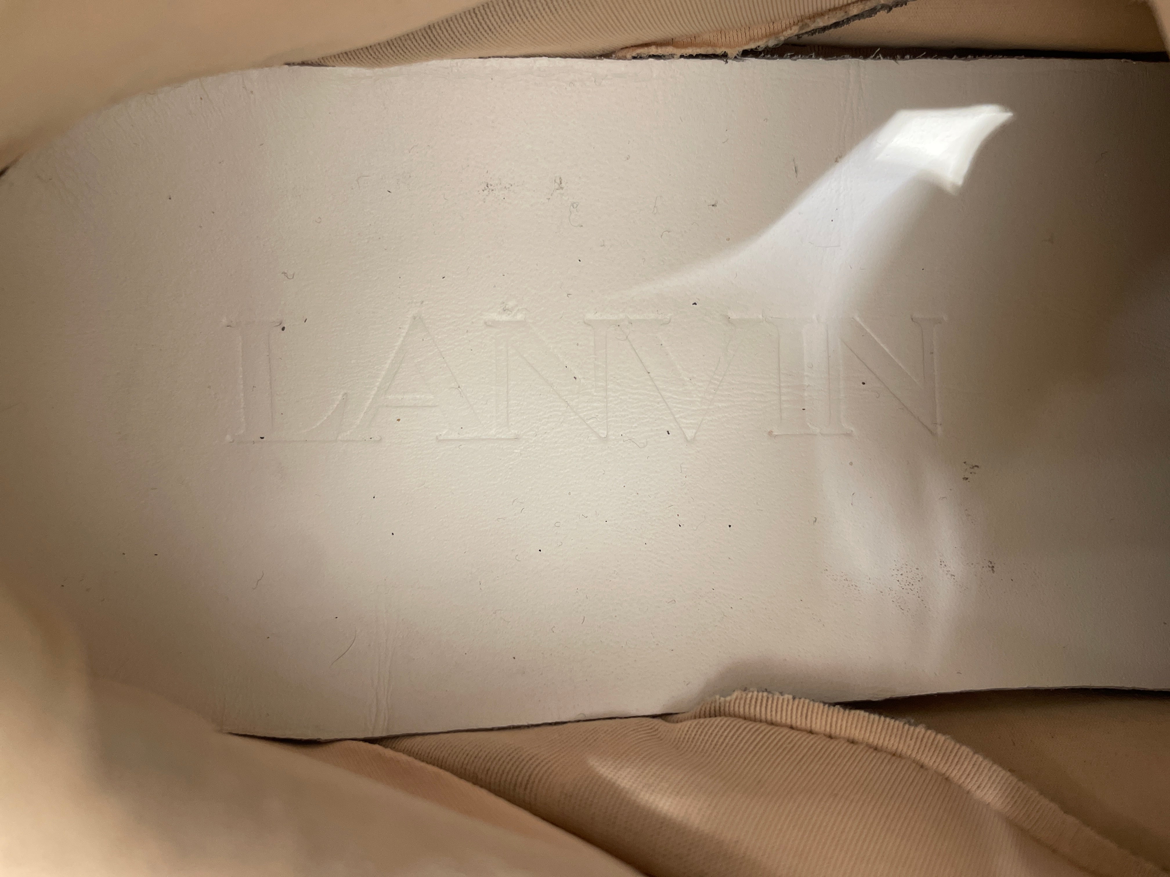 LANVIN/Low-Sneakers/EU 43/Acrylic/BRW/ view 3