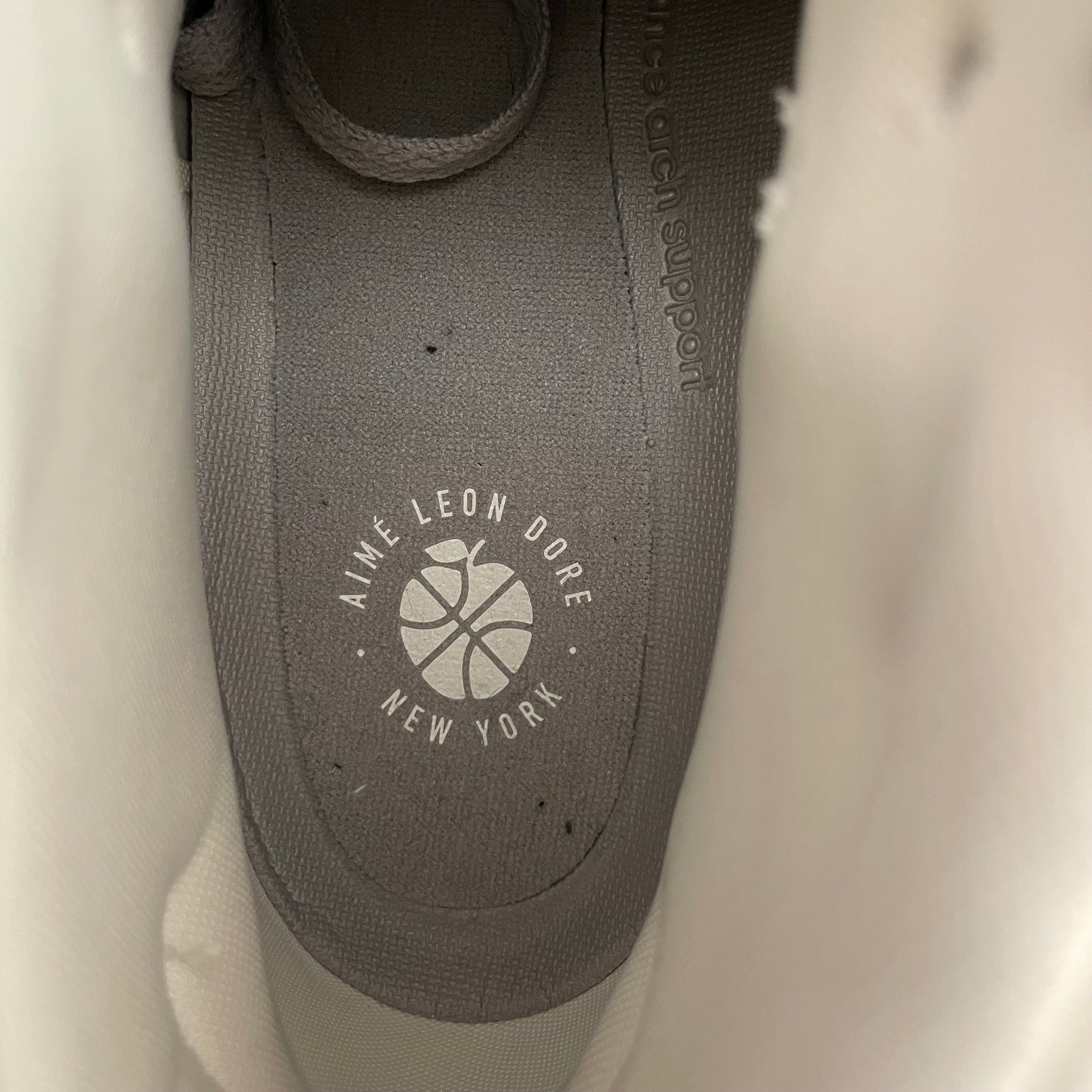 NEW BALANCE/Hi-Sneakers/US 10.5/Cotton/CRM/ view 5