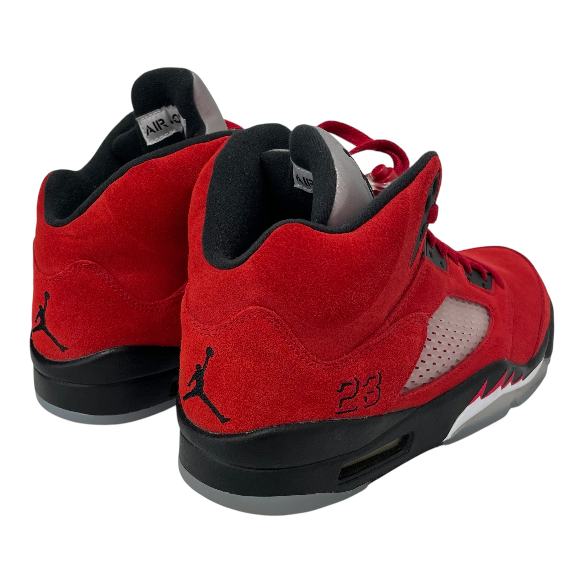 JORDAN BRAND/Hi-Sneakers/US 7/Cotton/RED/jodan 5 view 2