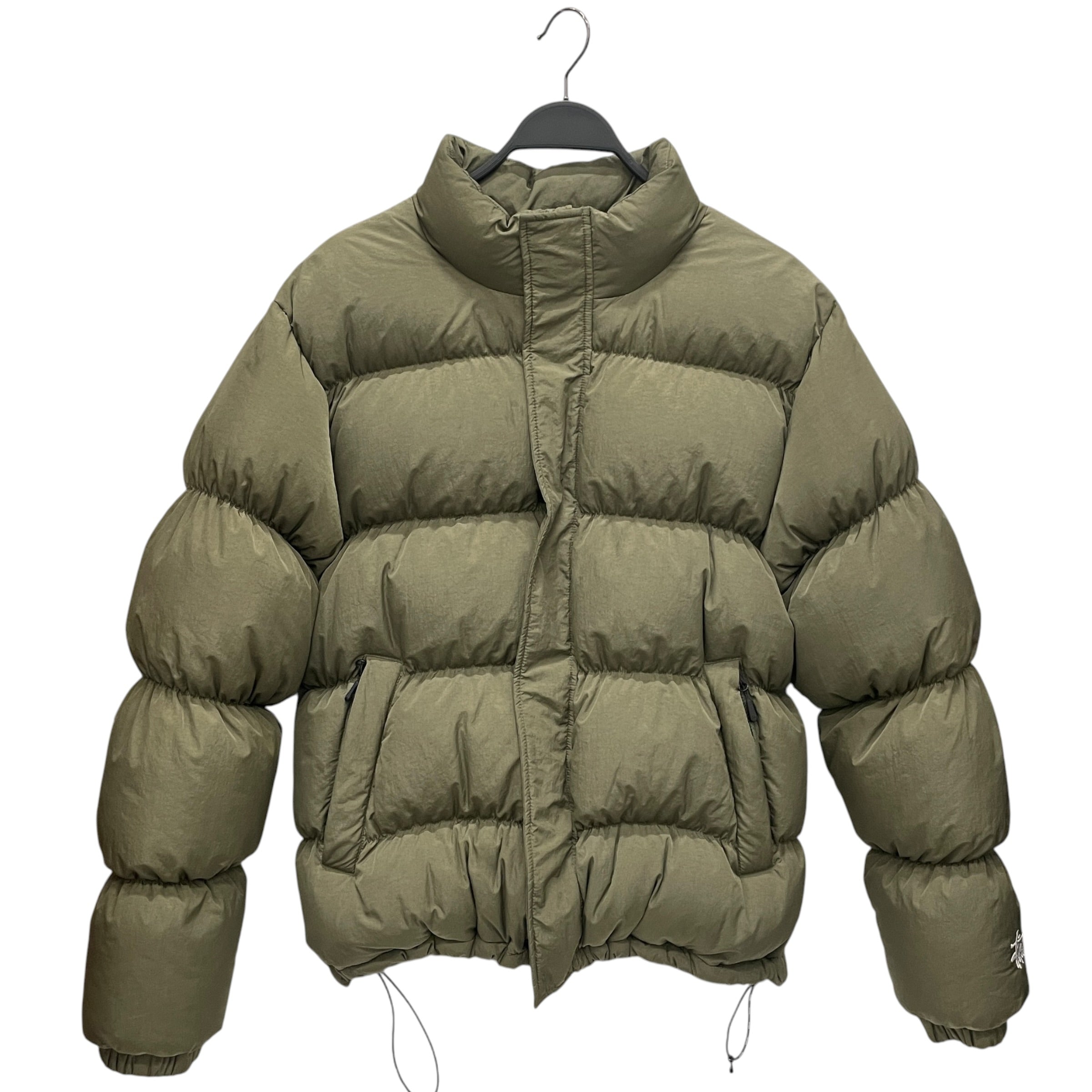 STUSSY/Puffer Jkt/M/Nylon/GRN/RIPSTOP PUFFER view 1