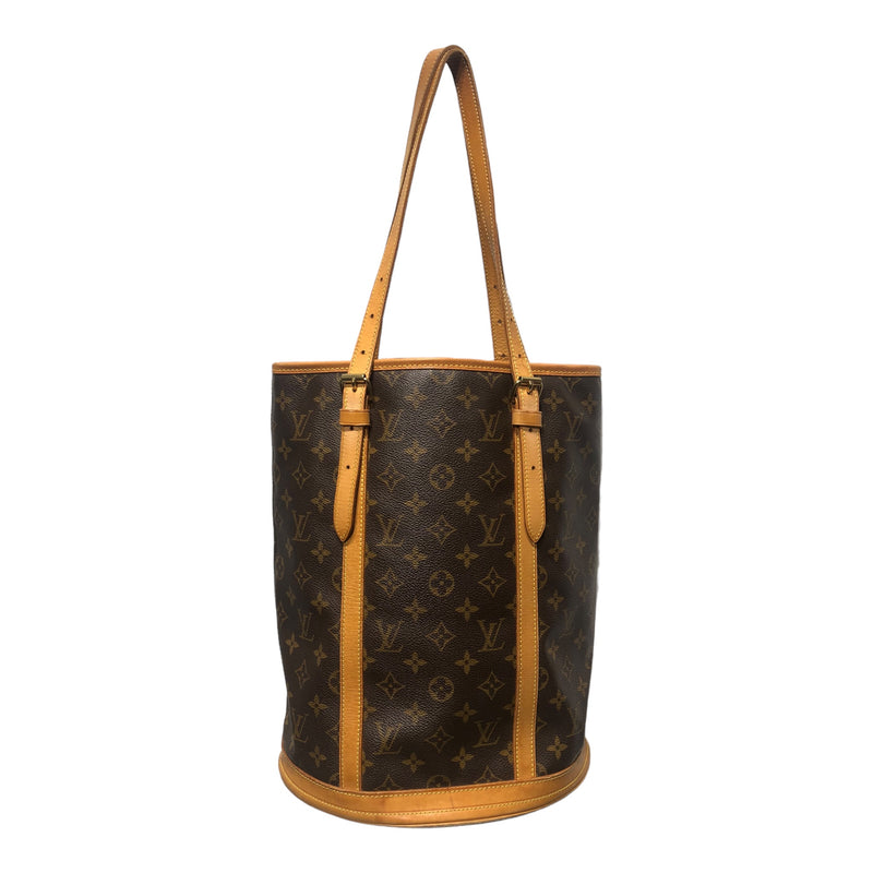 LOUIS VUITTON/Tote Bag/Monogram/Leather/BRW/BUCKET BAG