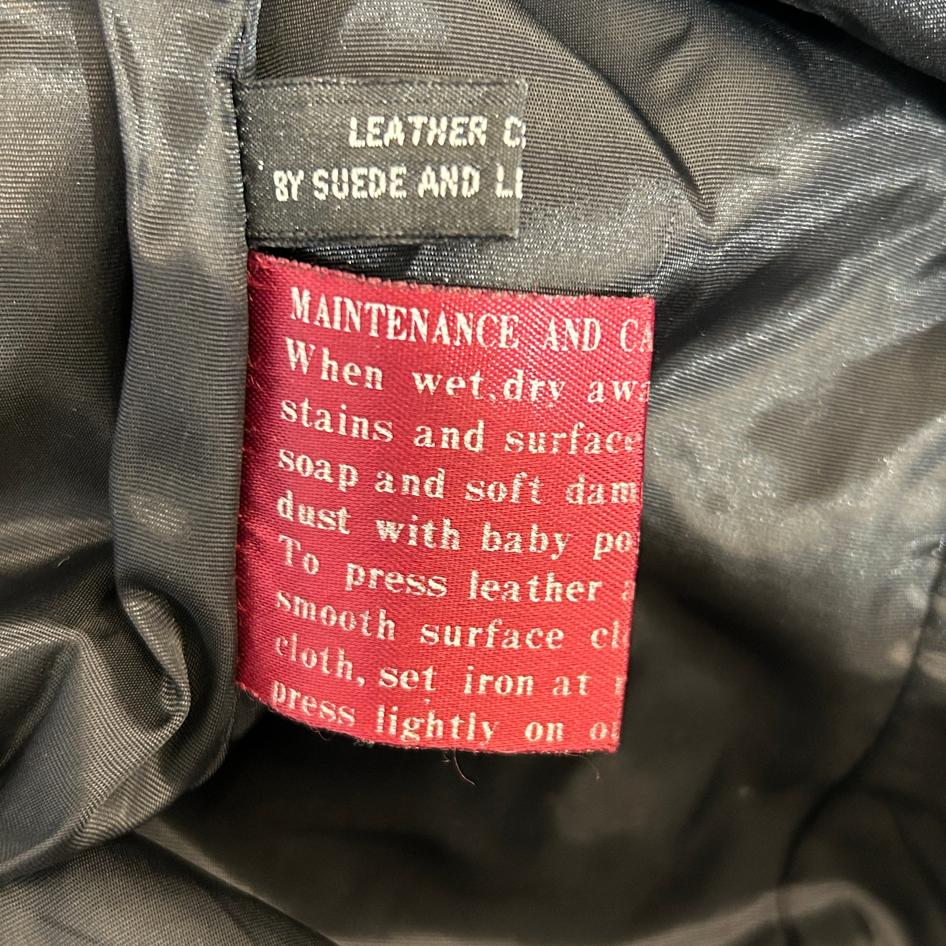 Vintage/Coat/8/Leather/BLK/Belted Trench view 4