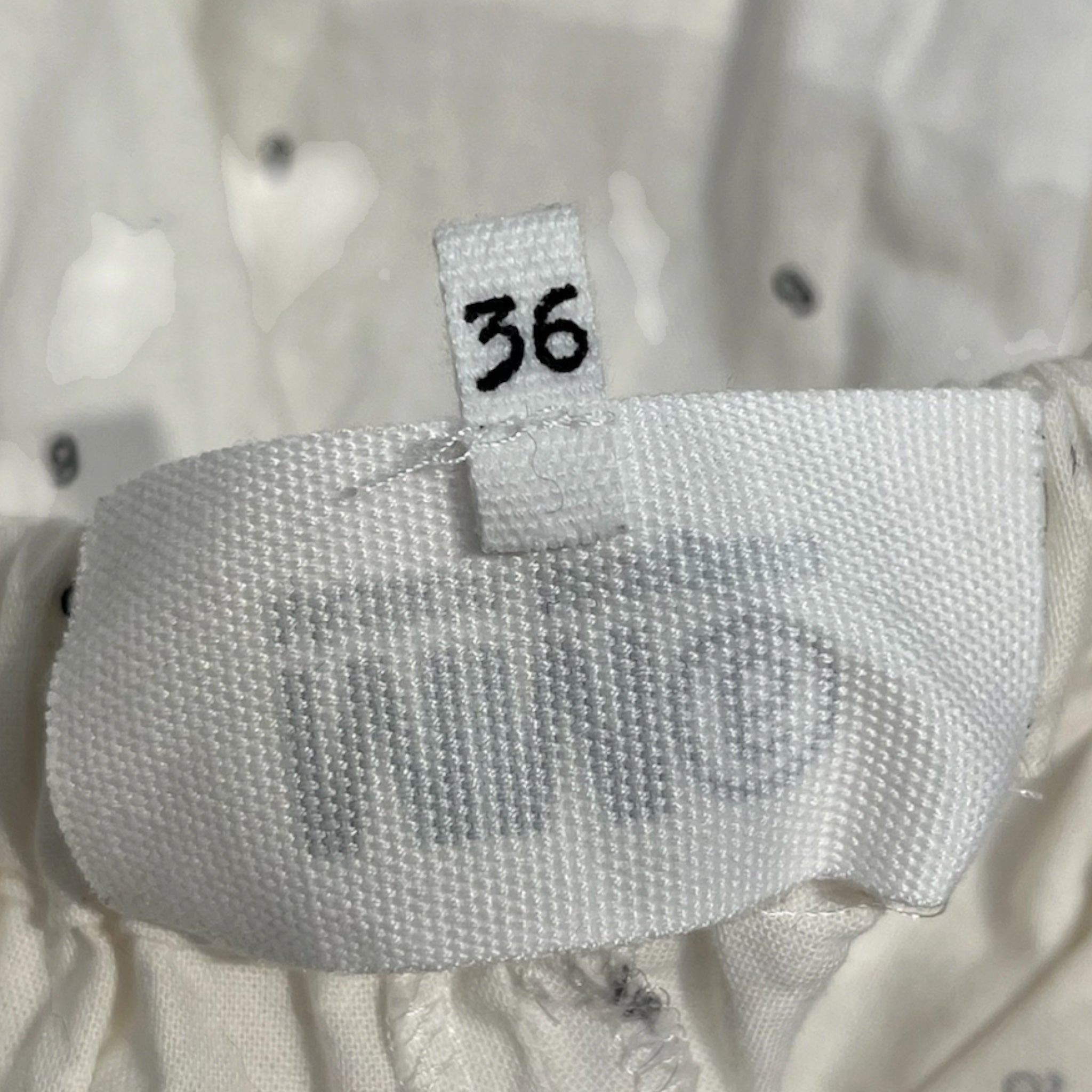 MM6/Shorts/36/All Over Print/Cotton/WHT/High-waisted/BOXER SHORT-ALL OVER "6" view 4