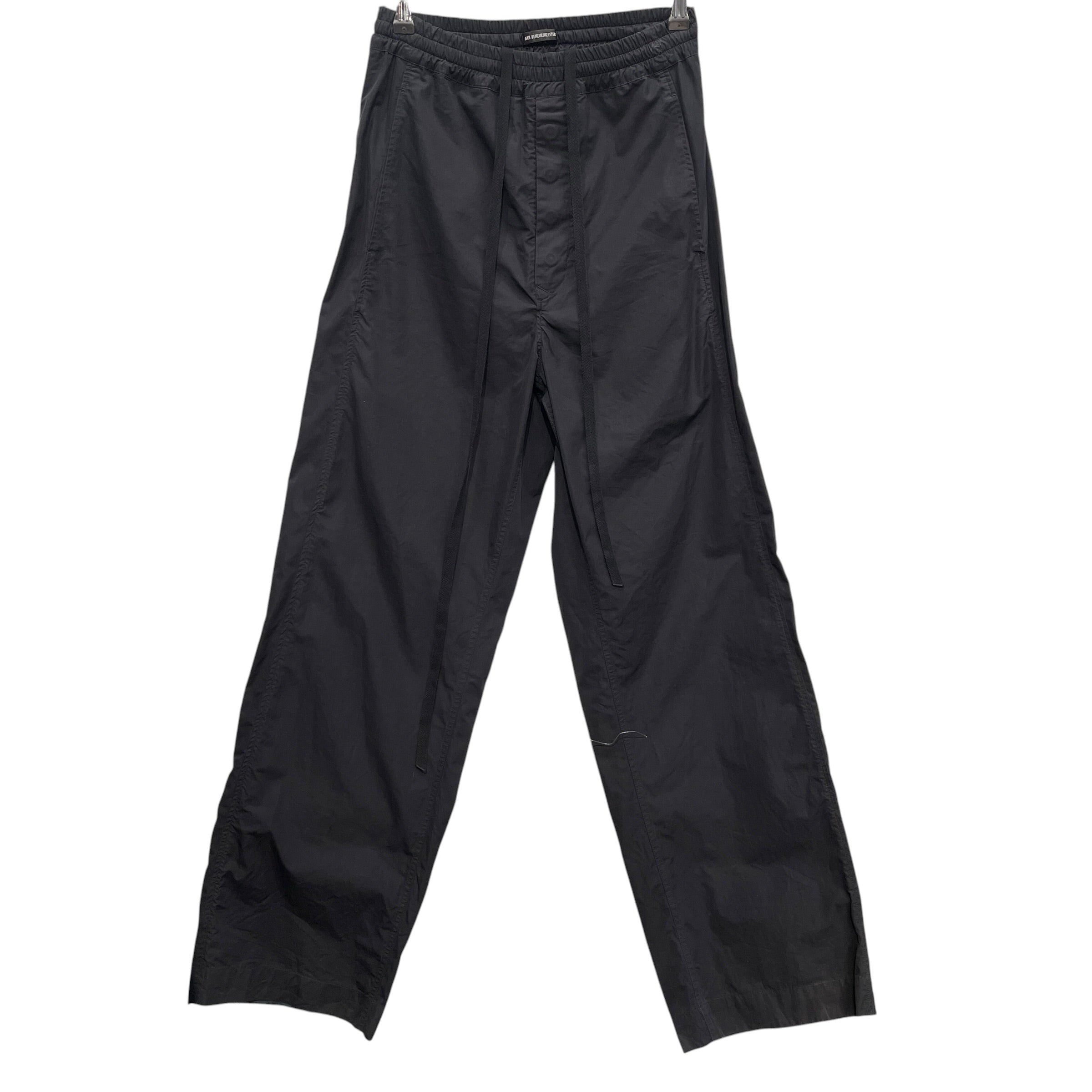 ANN DEMEULEMEESTER/Pants/40/Cotton/BLK/SOFT PANTS DRAWSTRING view 1