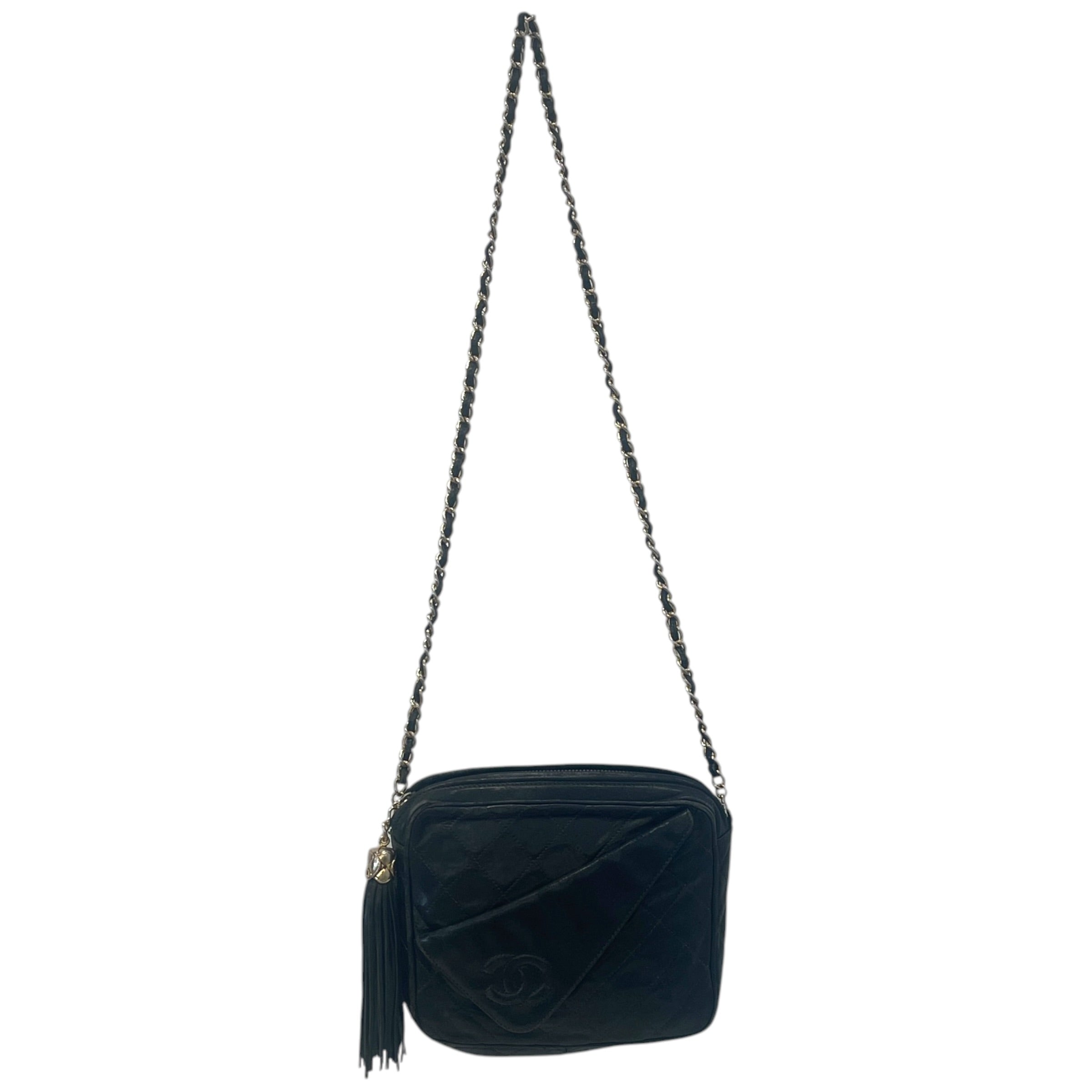 CHANEL/Cross Body Bag/Black/ view 1