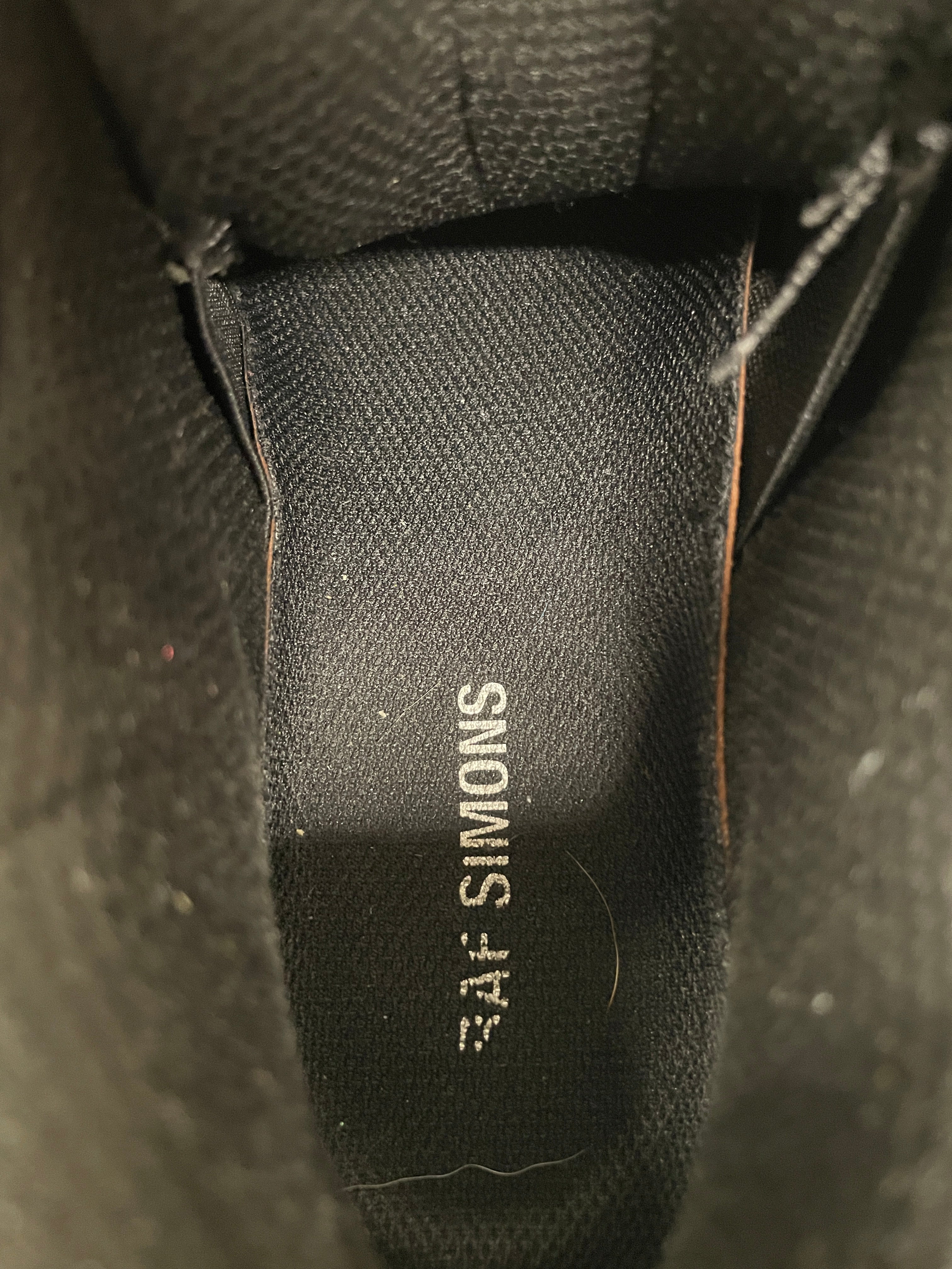 RAF SIMONS/Low-Sneakers/US 6/Cotton/BLK/TRIPLE BLK/PHARAXUS view 3