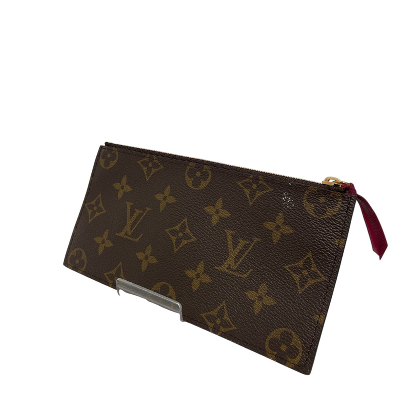 LOUIS VUITTON/Clutch Bag/OS/Monogram/Leather/BRW/ZIPPER WALLET