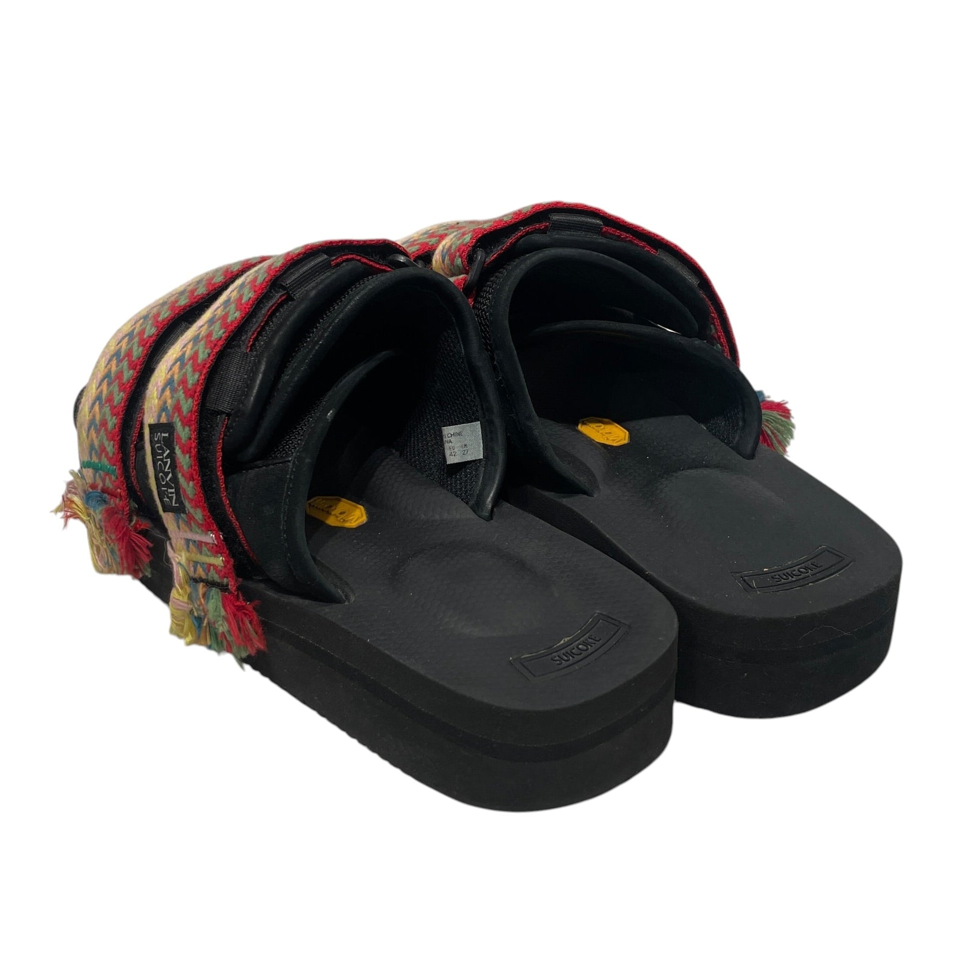 LANVIN/Sandals/US 9/Cotton/BLK/LANVIN SUICOIE VIBRAM view 2