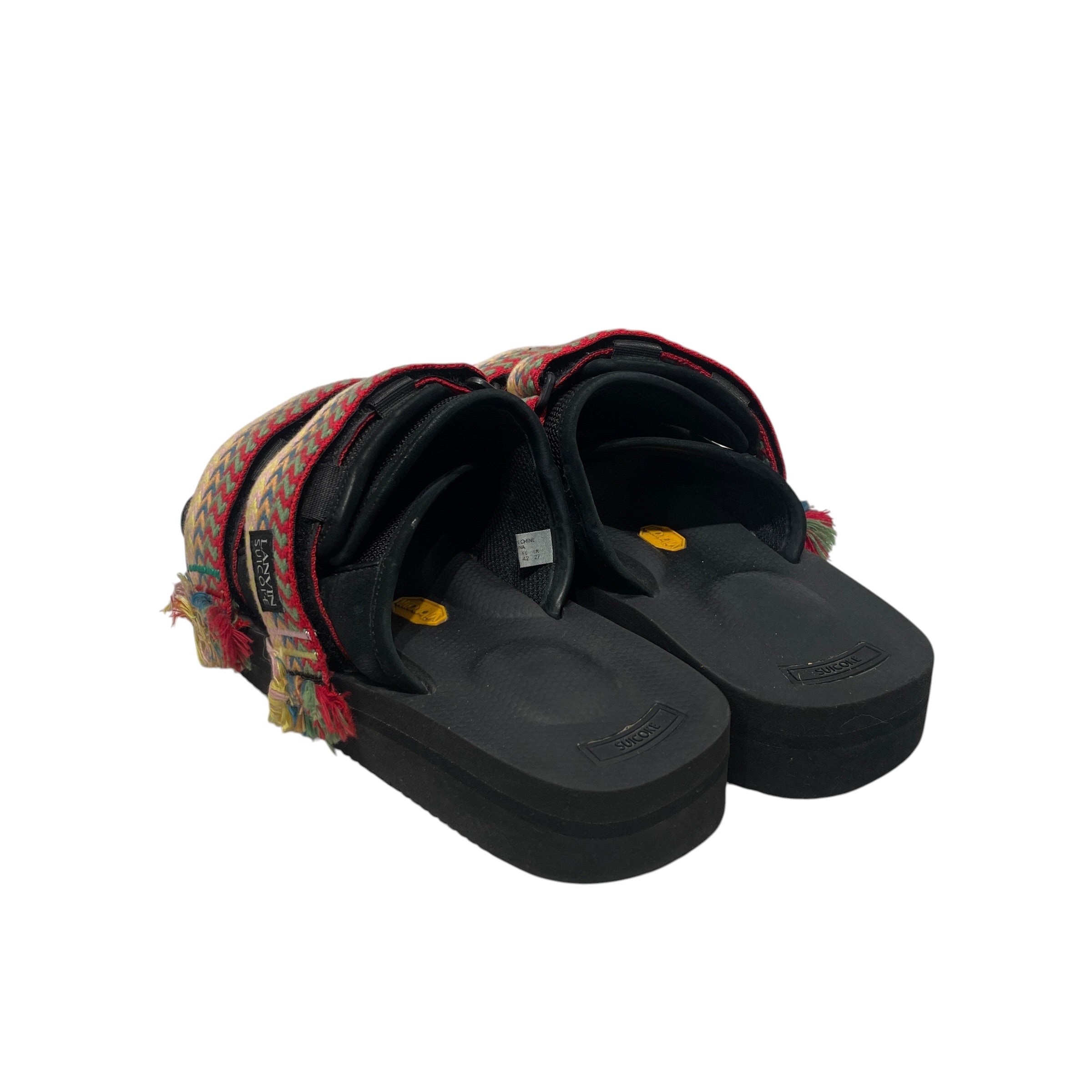 LANVIN/Sandals/US 9/Cotton/BLK/LANVIN SUICOIE VIBRAM view 2