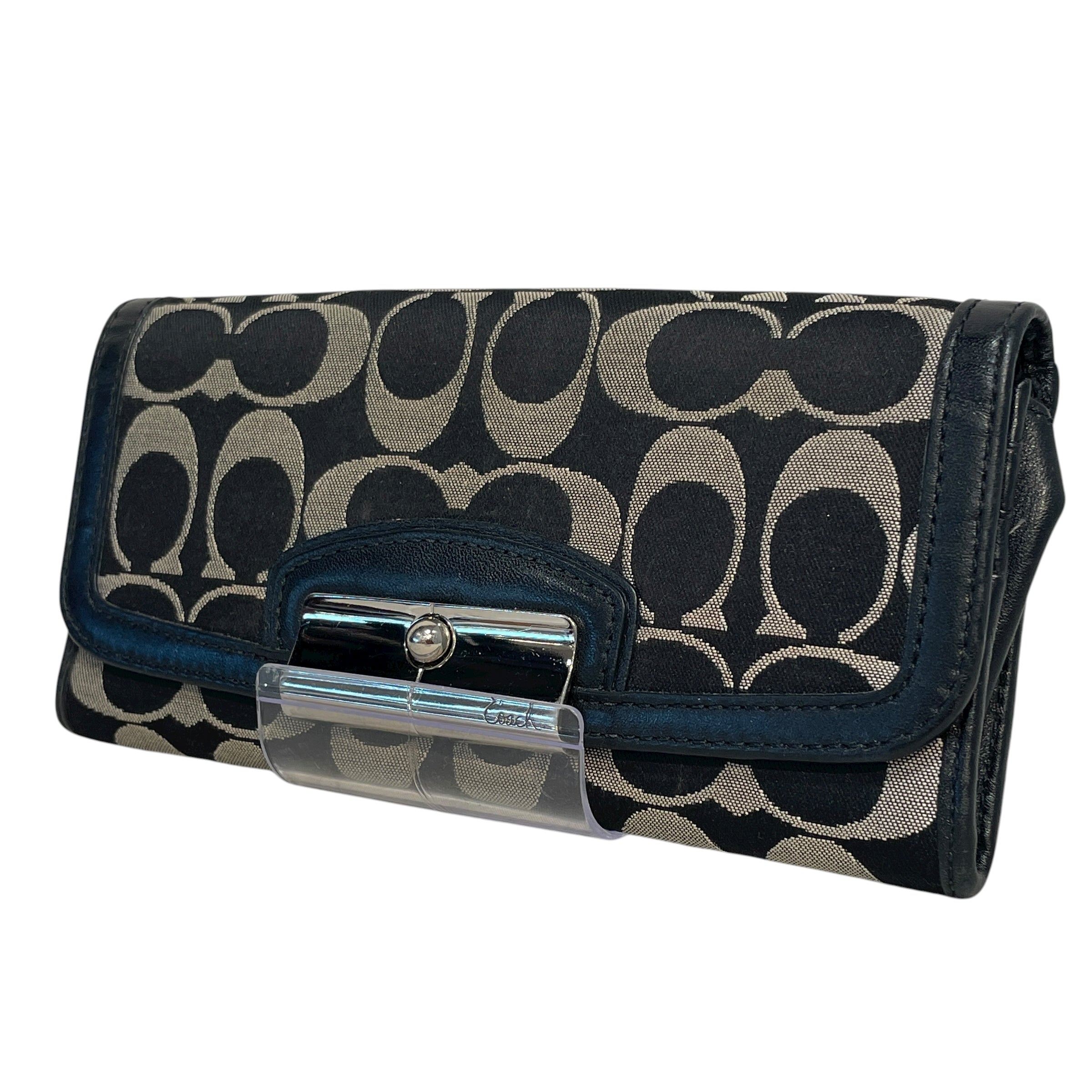 COACH/Bifold Wallet/Monogram/Nylon/BLK/Bi fold Wallet view 1