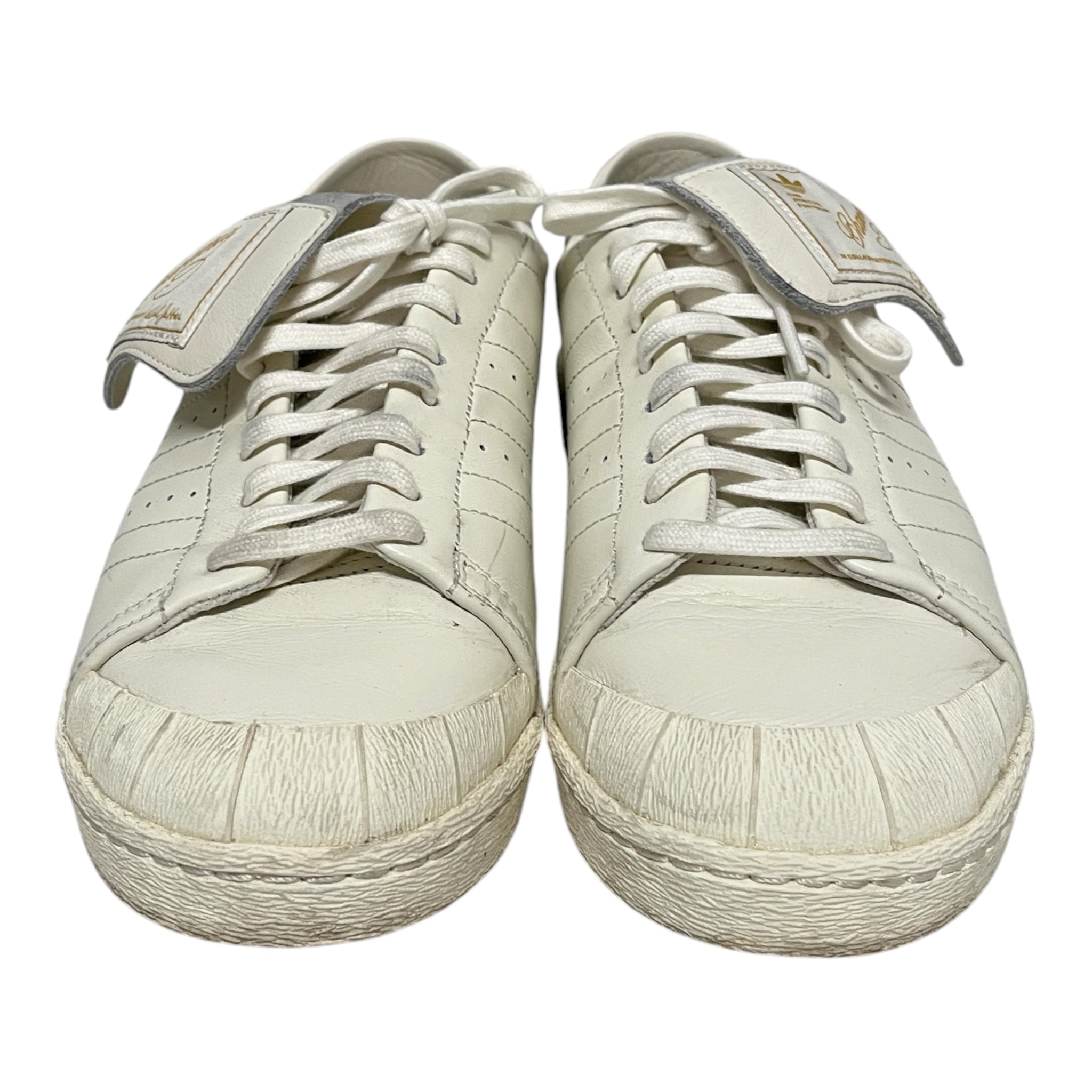 WILLY CHAVARRIA/adidas/Low-Sneakers/US 11/Faux Leather/WHT/JABBAR LO OFF WHITE/GLD view 2