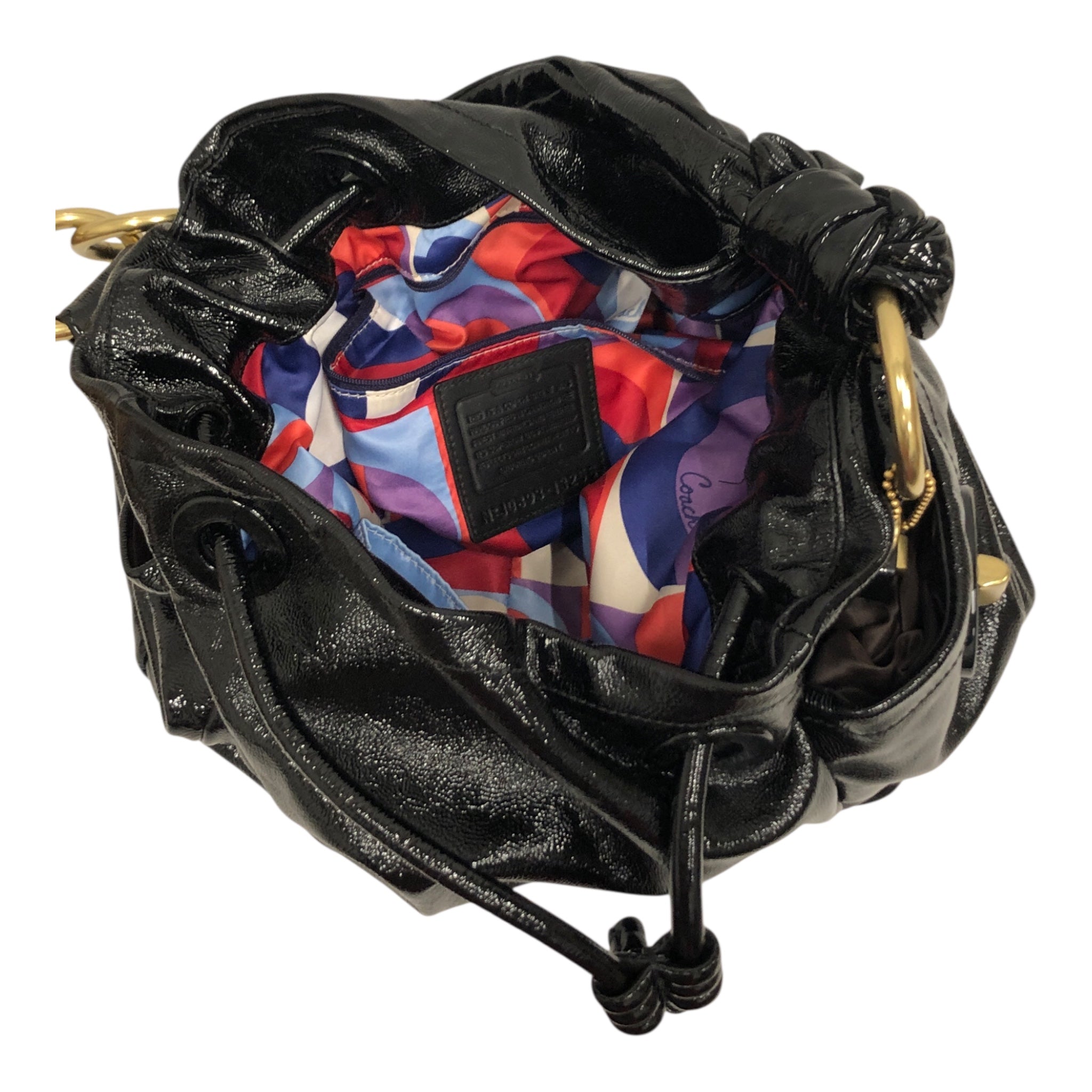 COACH/Hand Bag/Acrylic/BLK/Patent Blk Resort Collection view 6