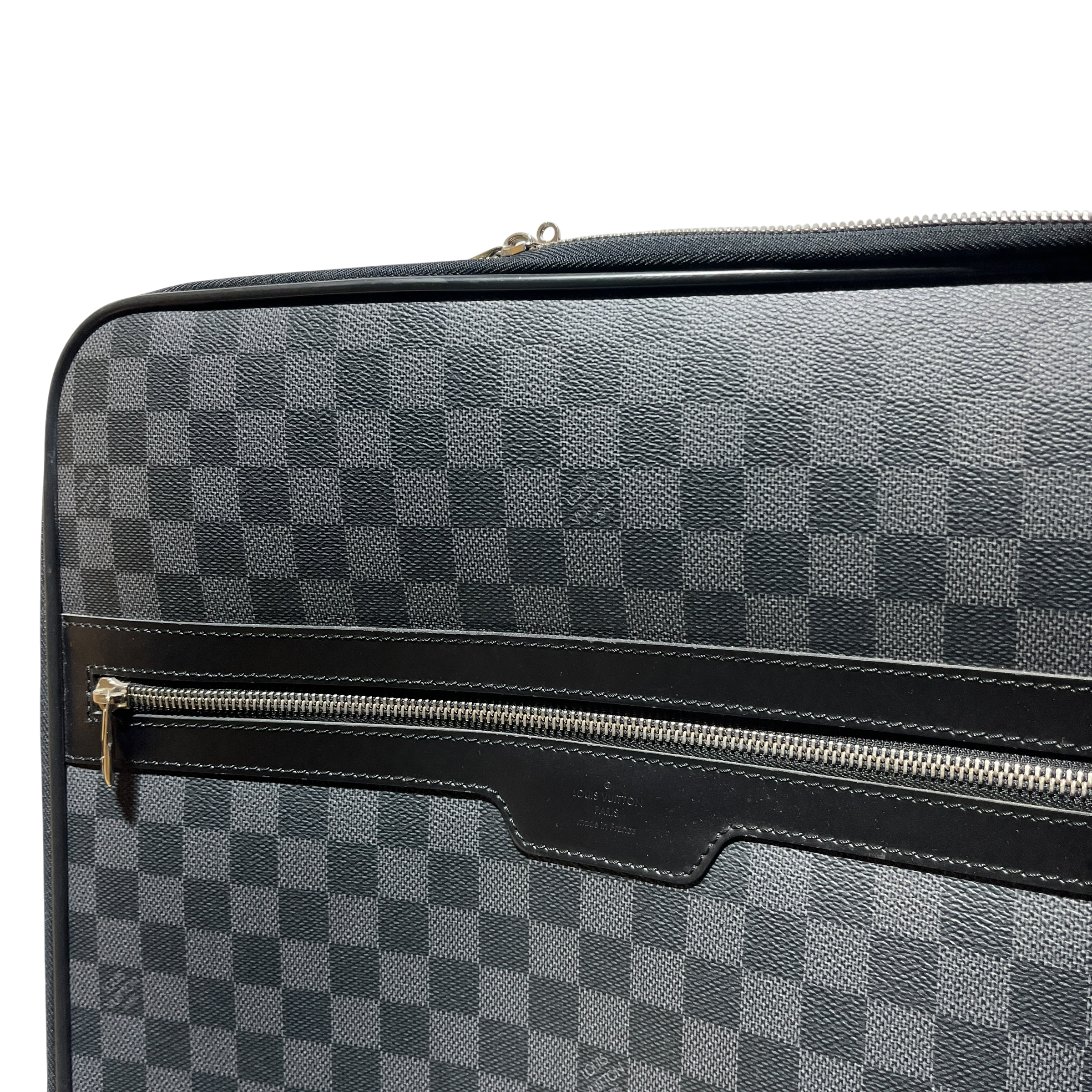 LOUIS VUITTON/Luggage/Monogram/Leather/BLK/Pegase Travel view 3