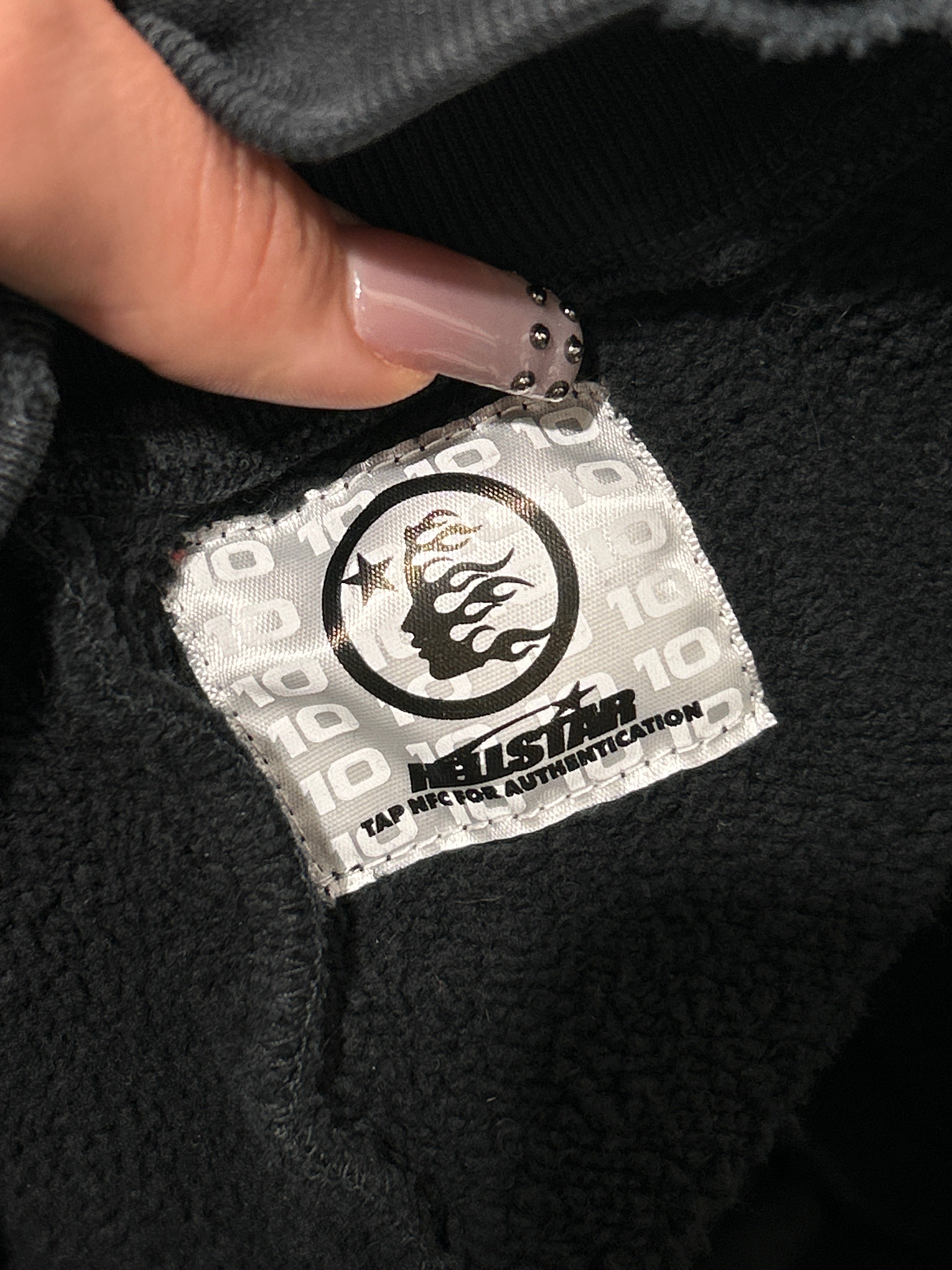 HELLSTAR/Heavy Sweater/XL/Graphic/Cotton/BLK/sports crewneck view 6