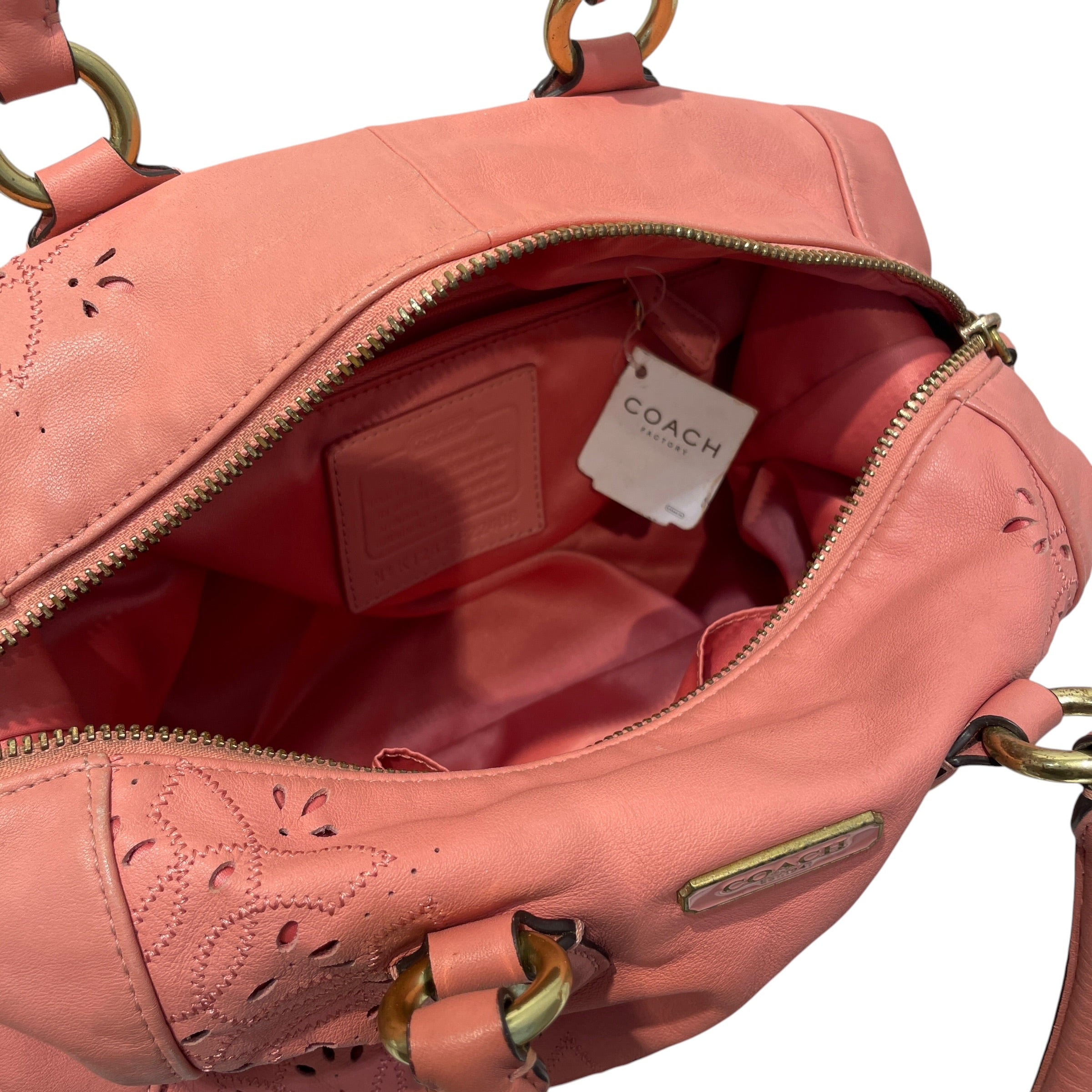 COACH/Hand Bag/Leather/PNK/Ashley Pink Satchel Bag view 6