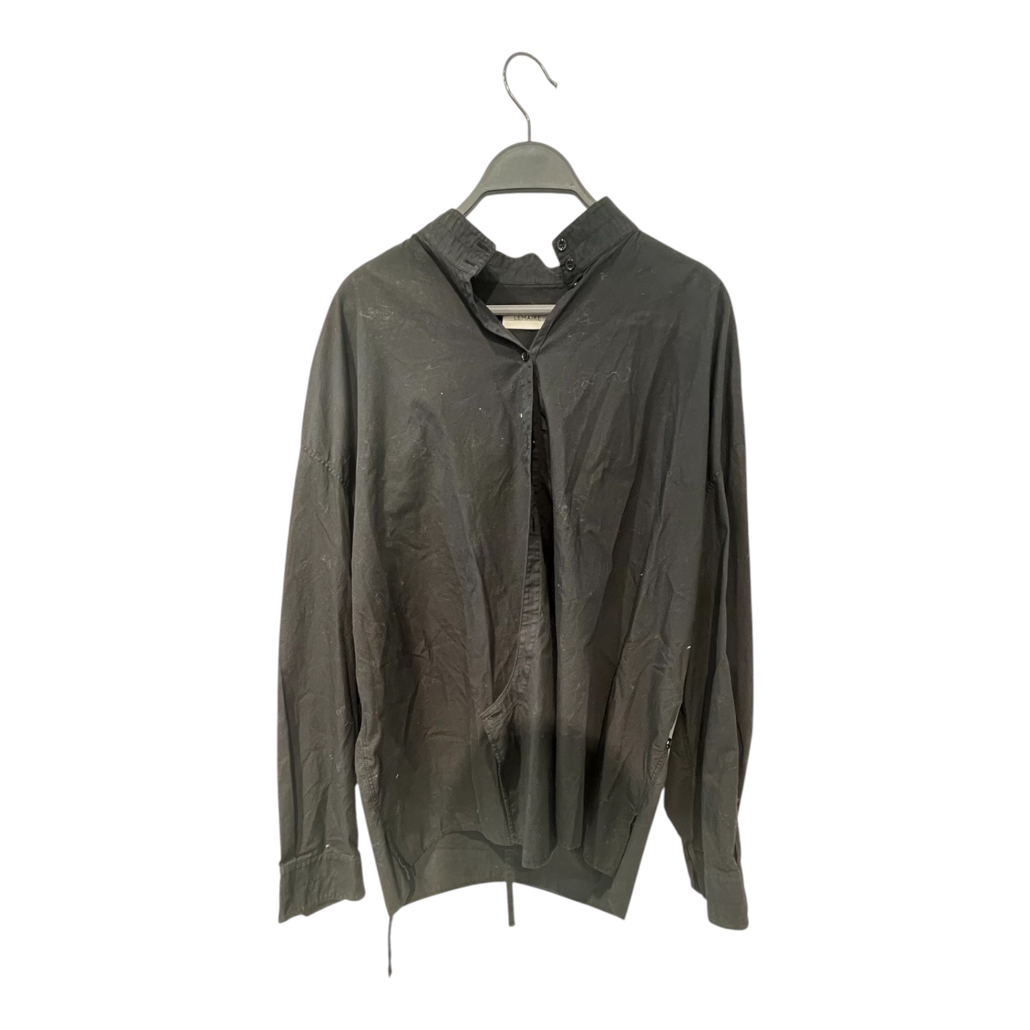 LEMAIRE/Shirt/40/Cotton/BLK/FLAT COLLAR BUTTONDOWN view 1