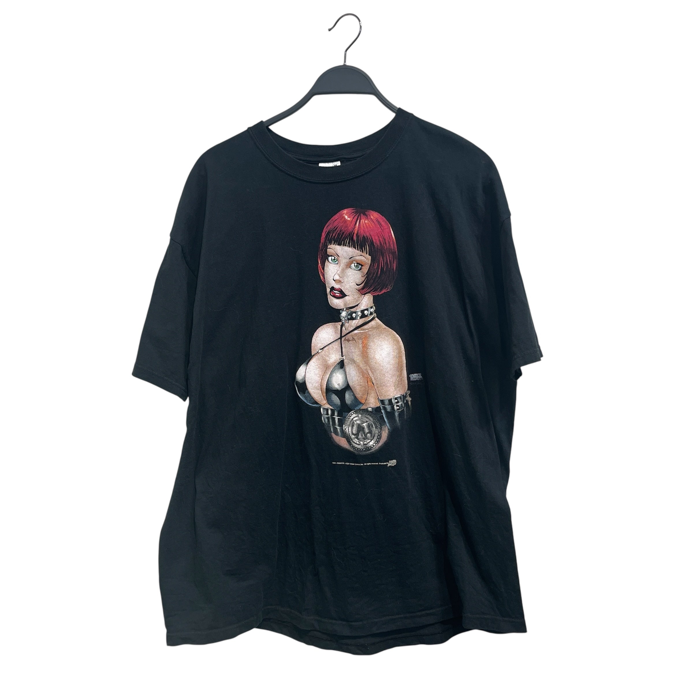 Vintage/T-Shirt/XXL/Cotton/BLK/Graphic/Chasity view 1