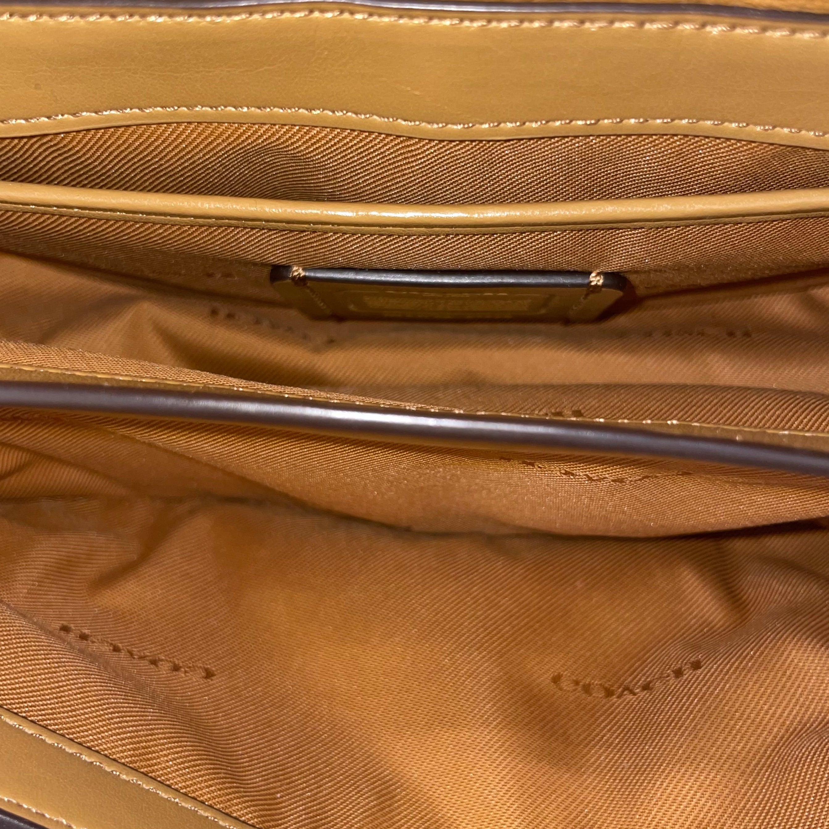 COACH/Cross Body Bag/Leather/BEG/PLUSH/TAN W BRASS HARDWARE view 5