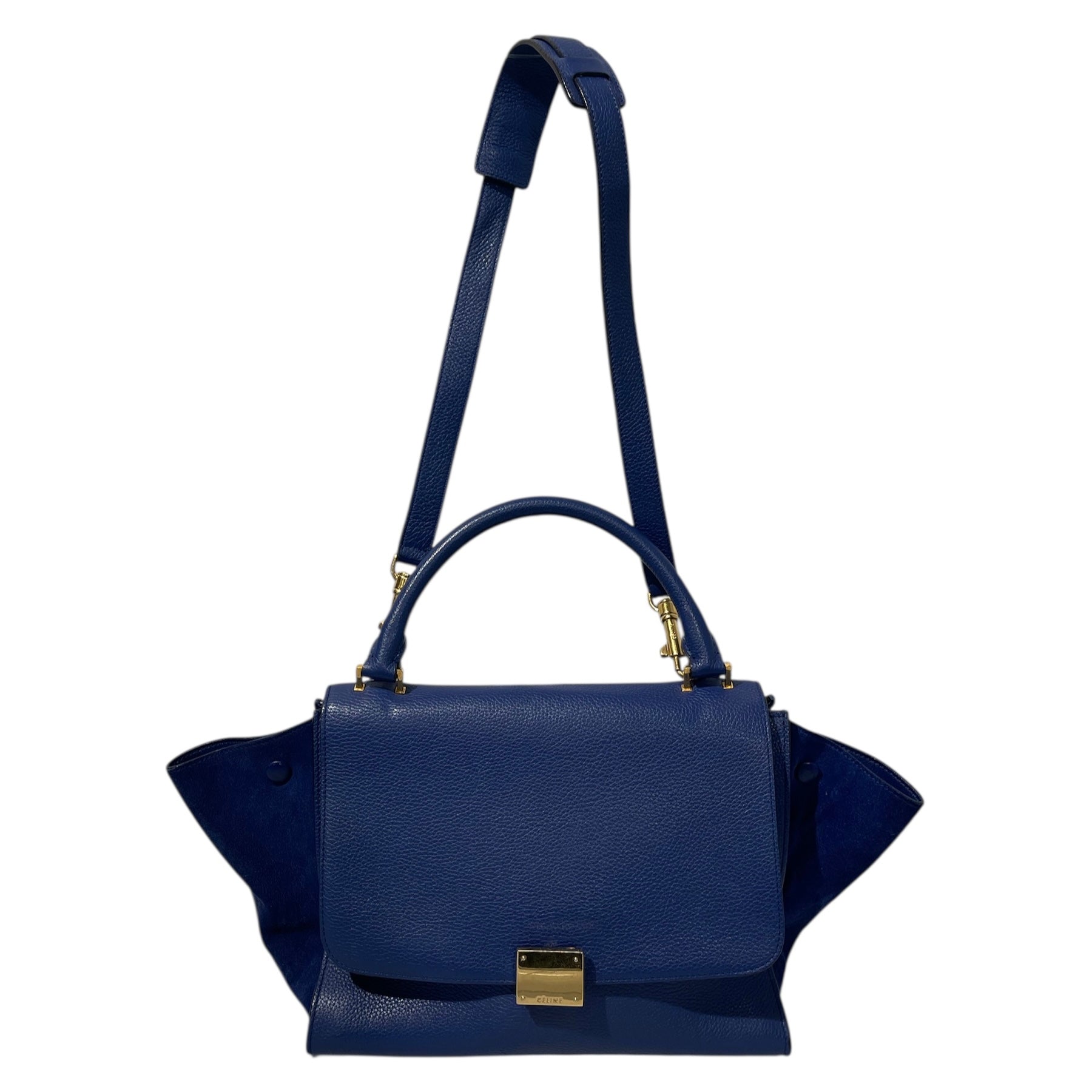 CELINE/Hand Bag/S/Leather/BLU/ view 1