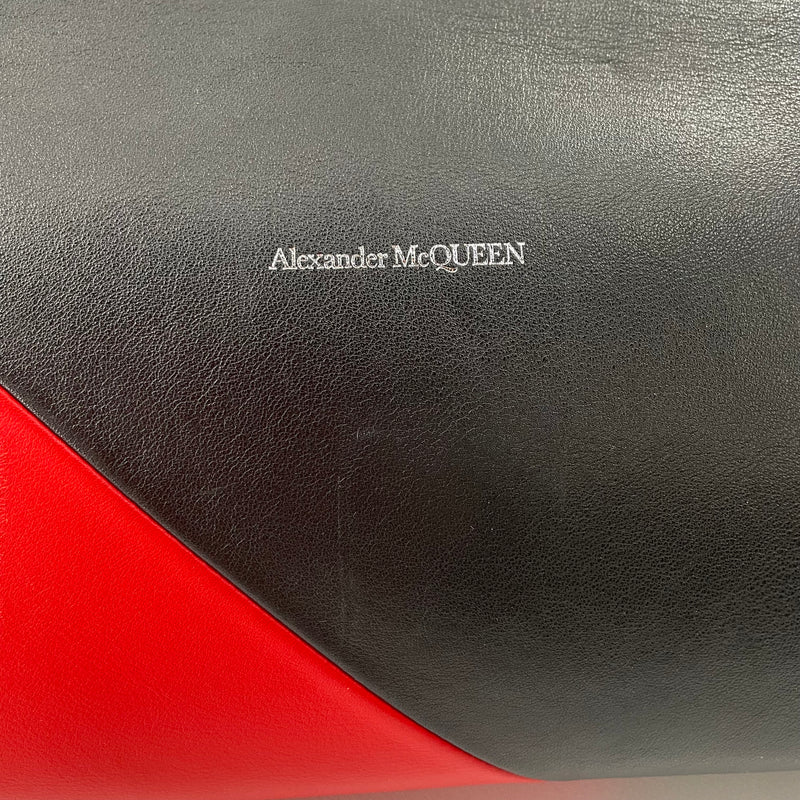 Alexander McQueen/Cross Body Bag/Leather/BLU/SCALES + BRASS KNUCKLE