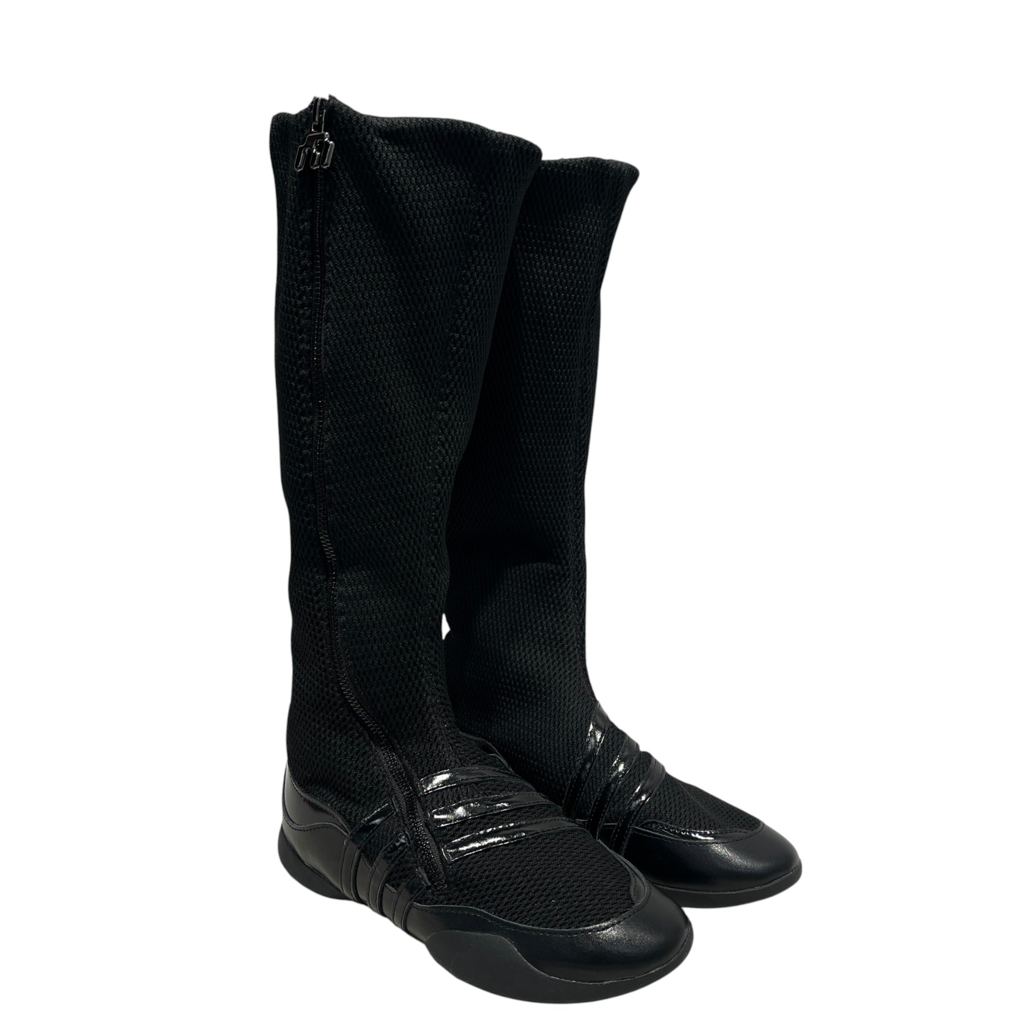 adidas/miaou/Boots/US 6/Nylon/BLK/zip up boot view 1
