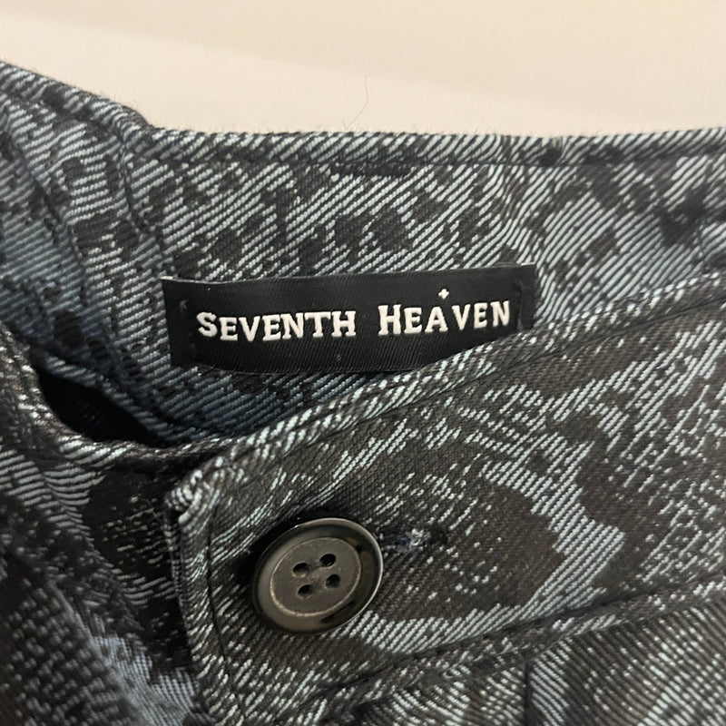 Seventh Heaven/Cargo Pants/L/BLU/Animal Pattern/SS19 SNAKE PANTS