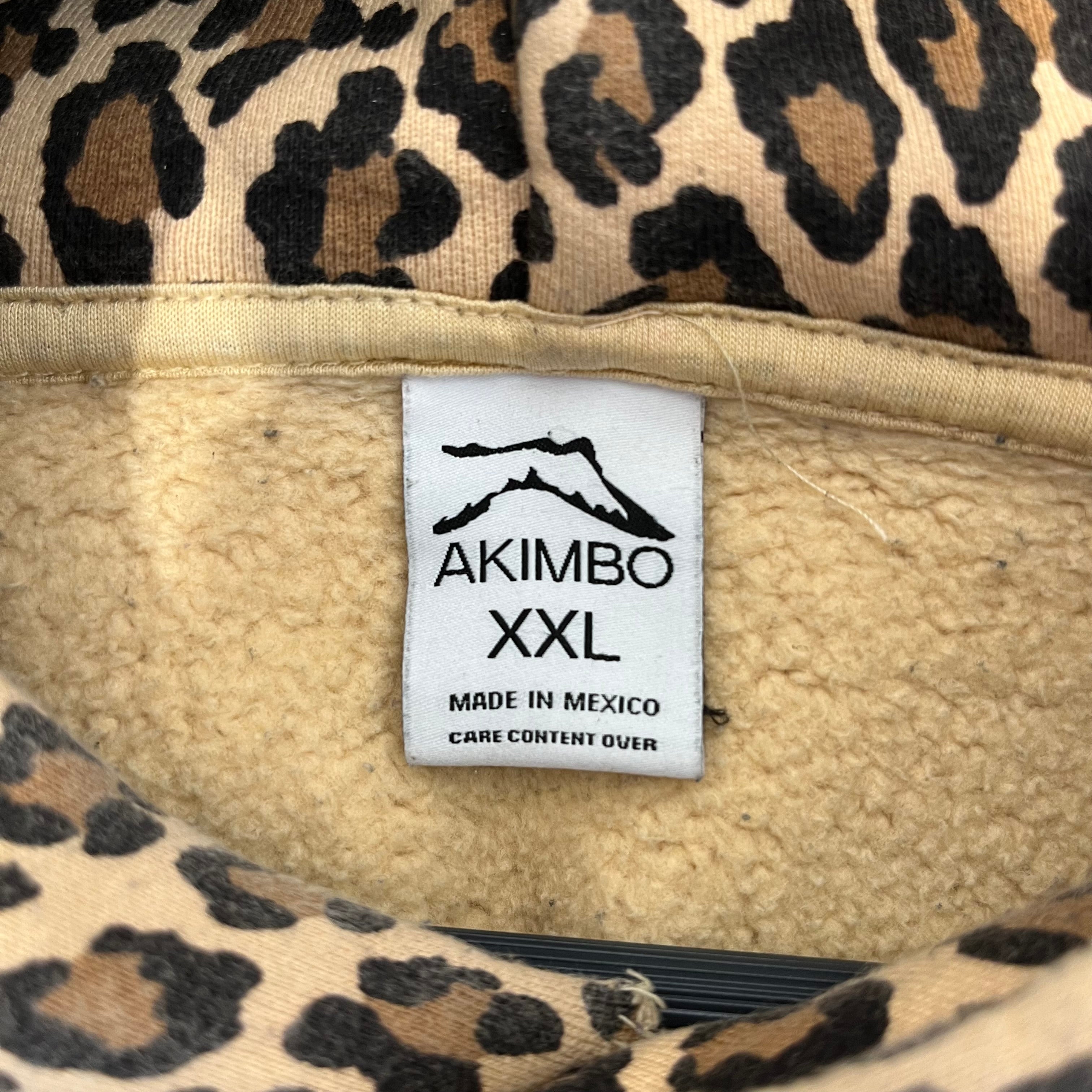 Akimbo/Hoodie/XXL/Animal Pattern/Cotton/BEG/ view 3