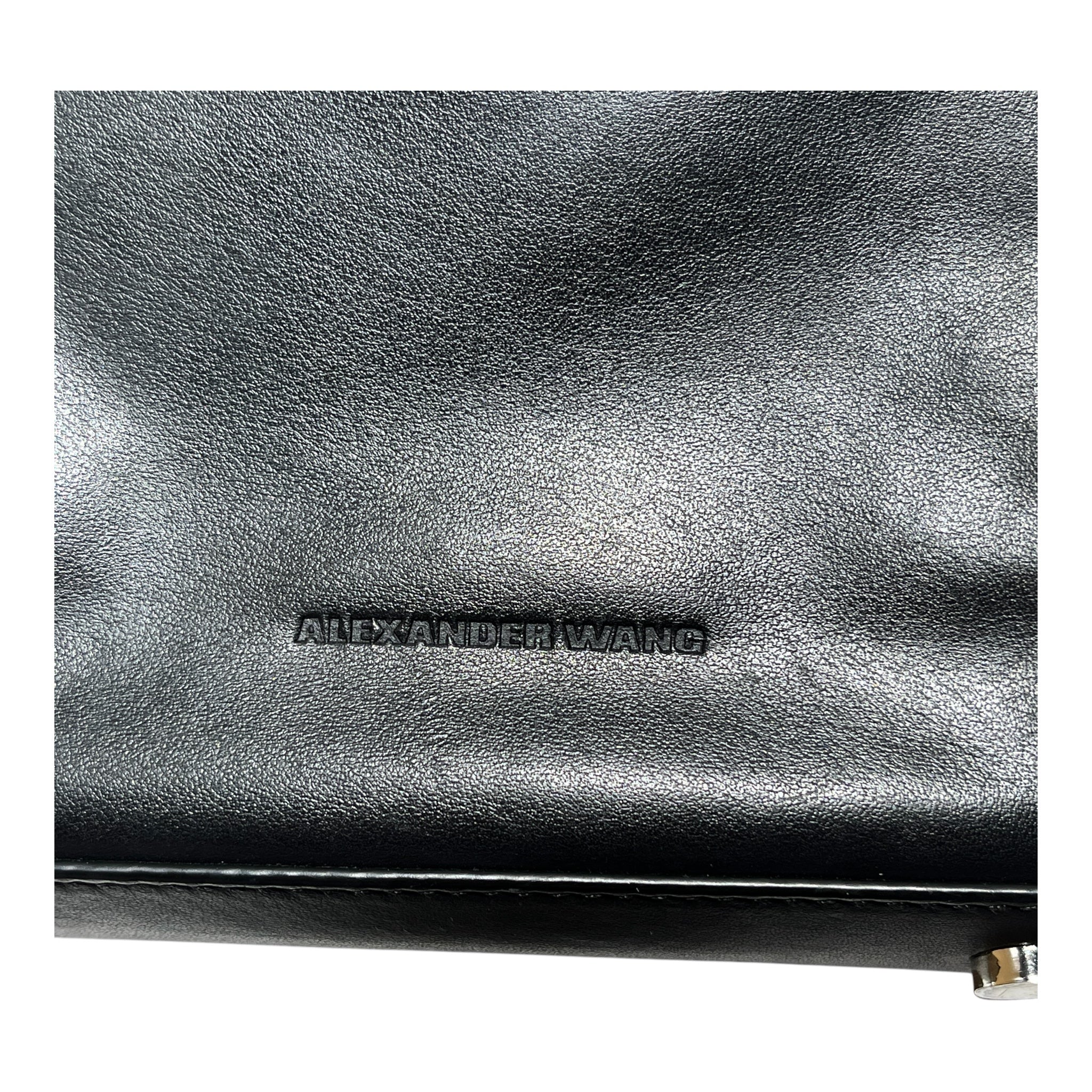 Alexander Wang/Cross Body Bag/Leather/BLK/LOCK AND CHAIN view 6