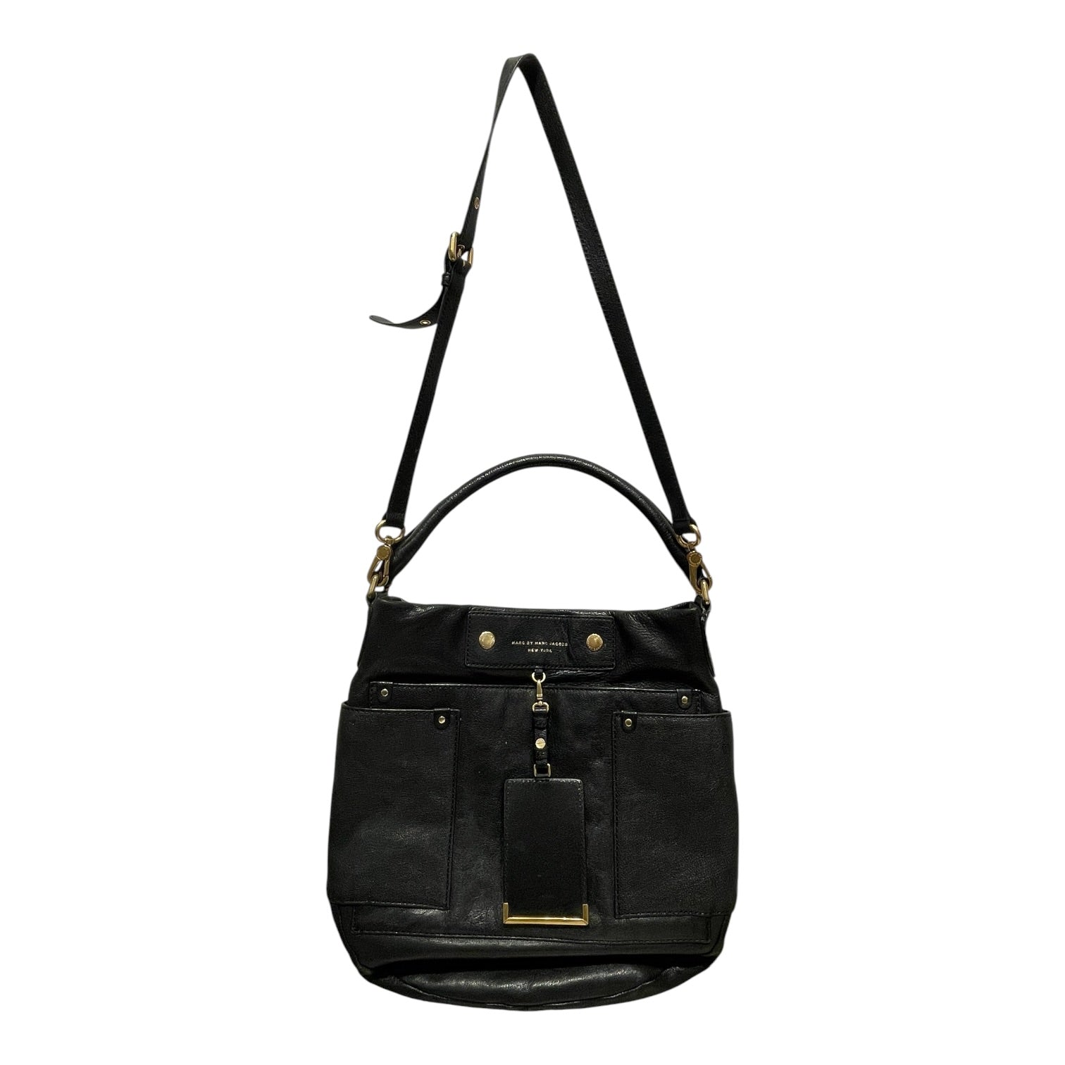 MARC BY MARC JACOBS/Hand Bag/Leather/BLK/HOBO BAG view 1