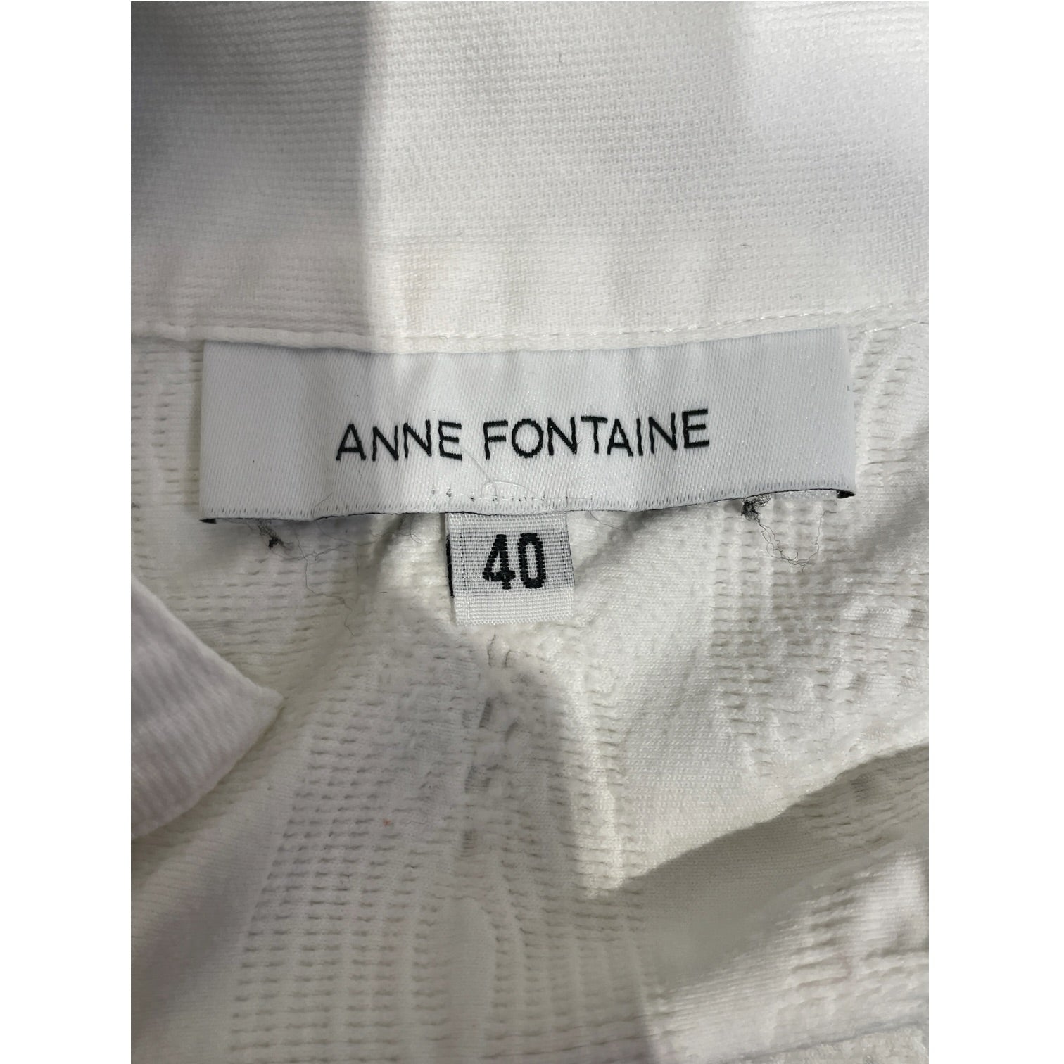 Anne Fontaine/SS Cut & Sew/40/WHT/Catherine P08326 view 3