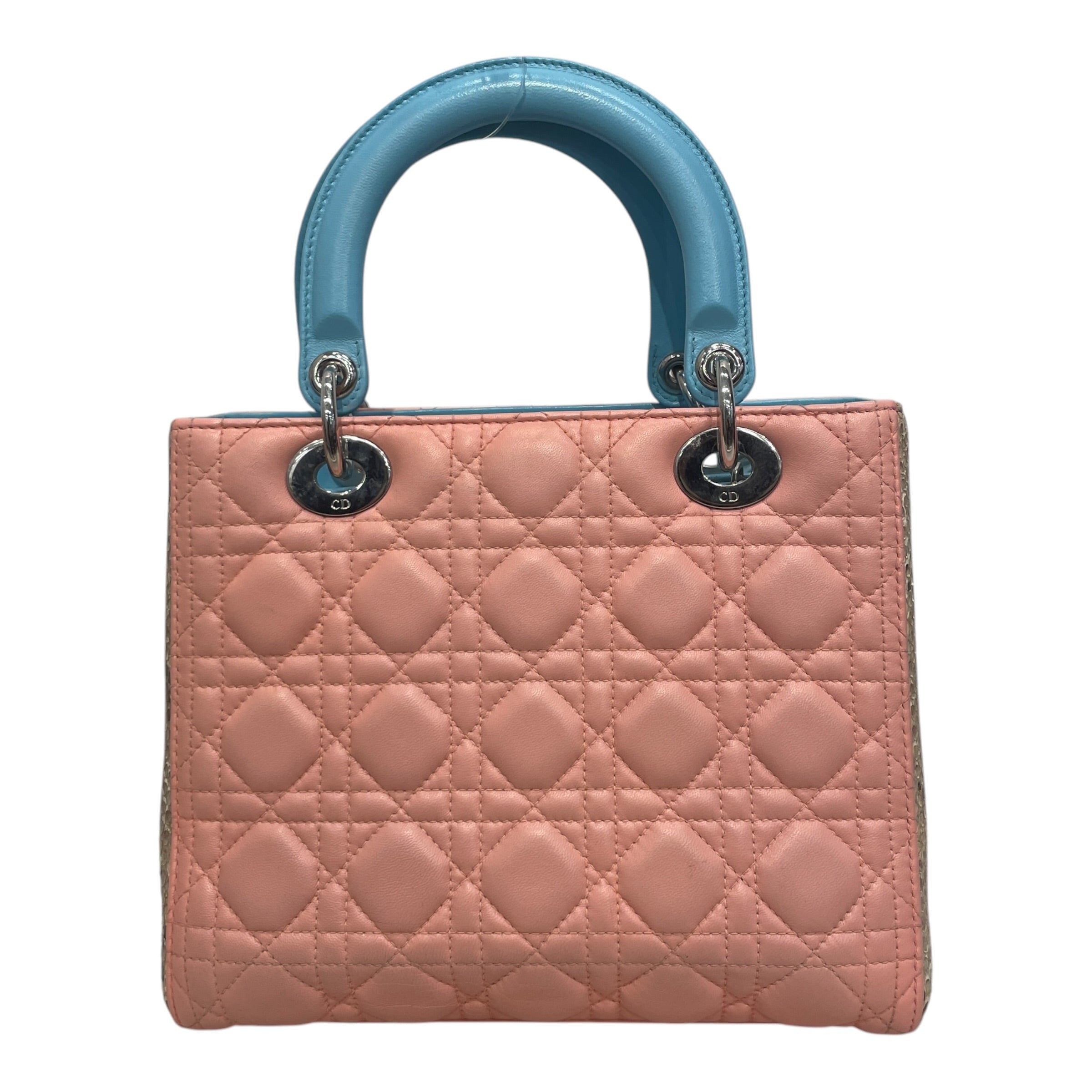 Christian Dior/Hand Bag/Animal Pattern/Leather/PNK/COTTON CANDY/SNAKE PATTERN BAG view 2