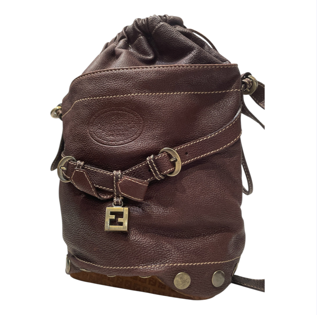 FENDI/Bag/Leather/BRW/BUCKET BAG view 3