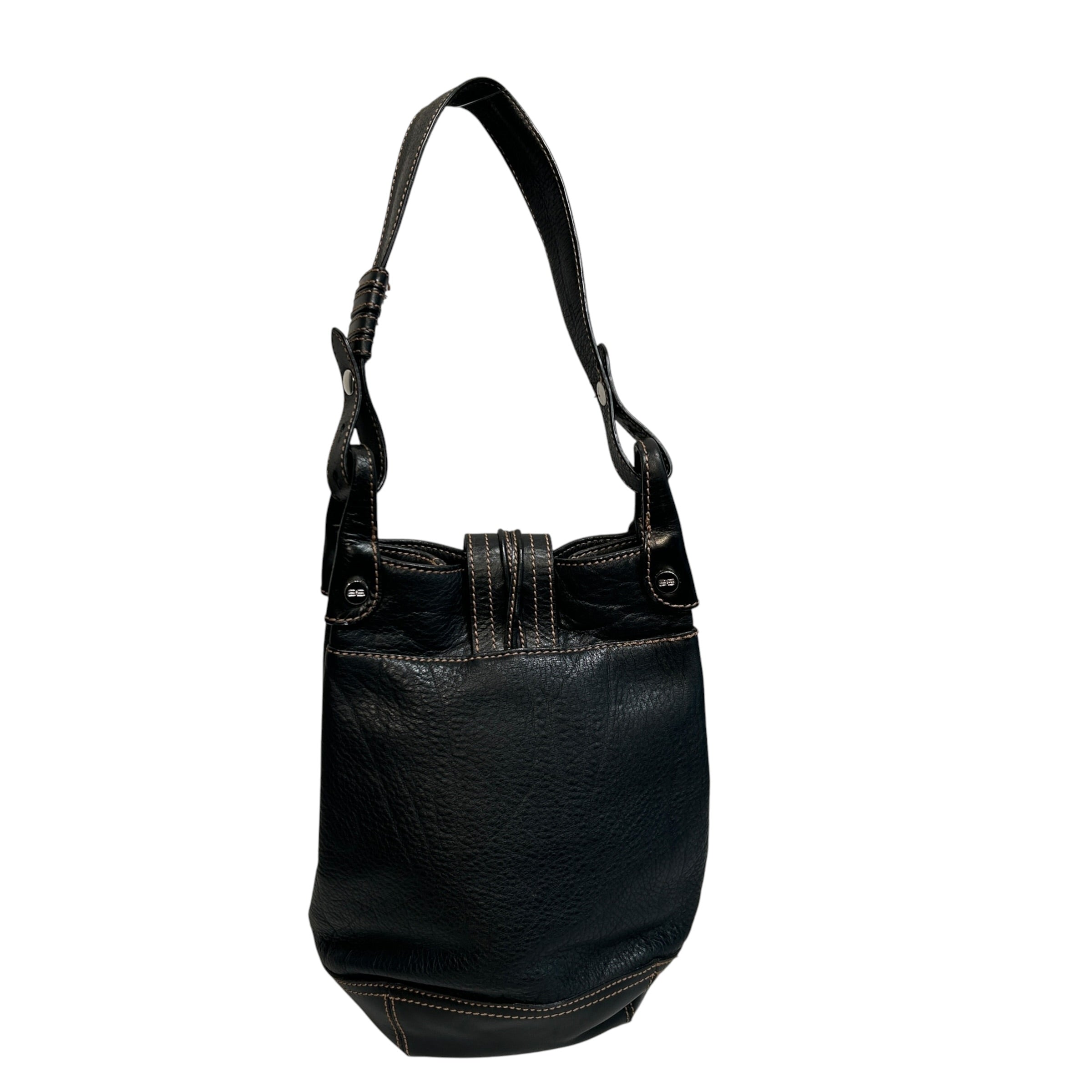 BALENCIAGA/Bag/Leather/BLK/Bucket view 2