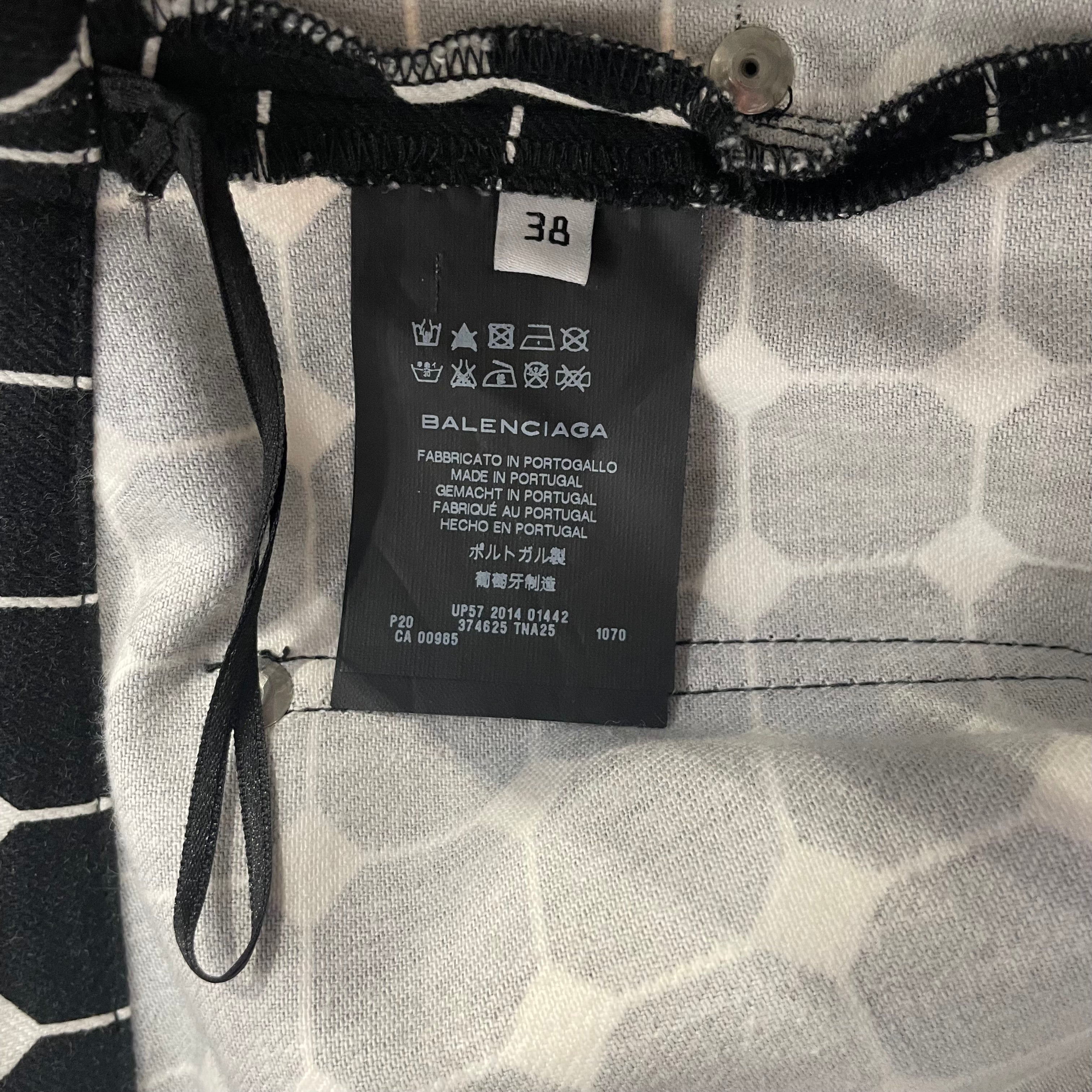 BALENCIAGA/Straight Pants/38/Denim/BLK/Polka Dot/BLACK SQUARE JEANS view 4