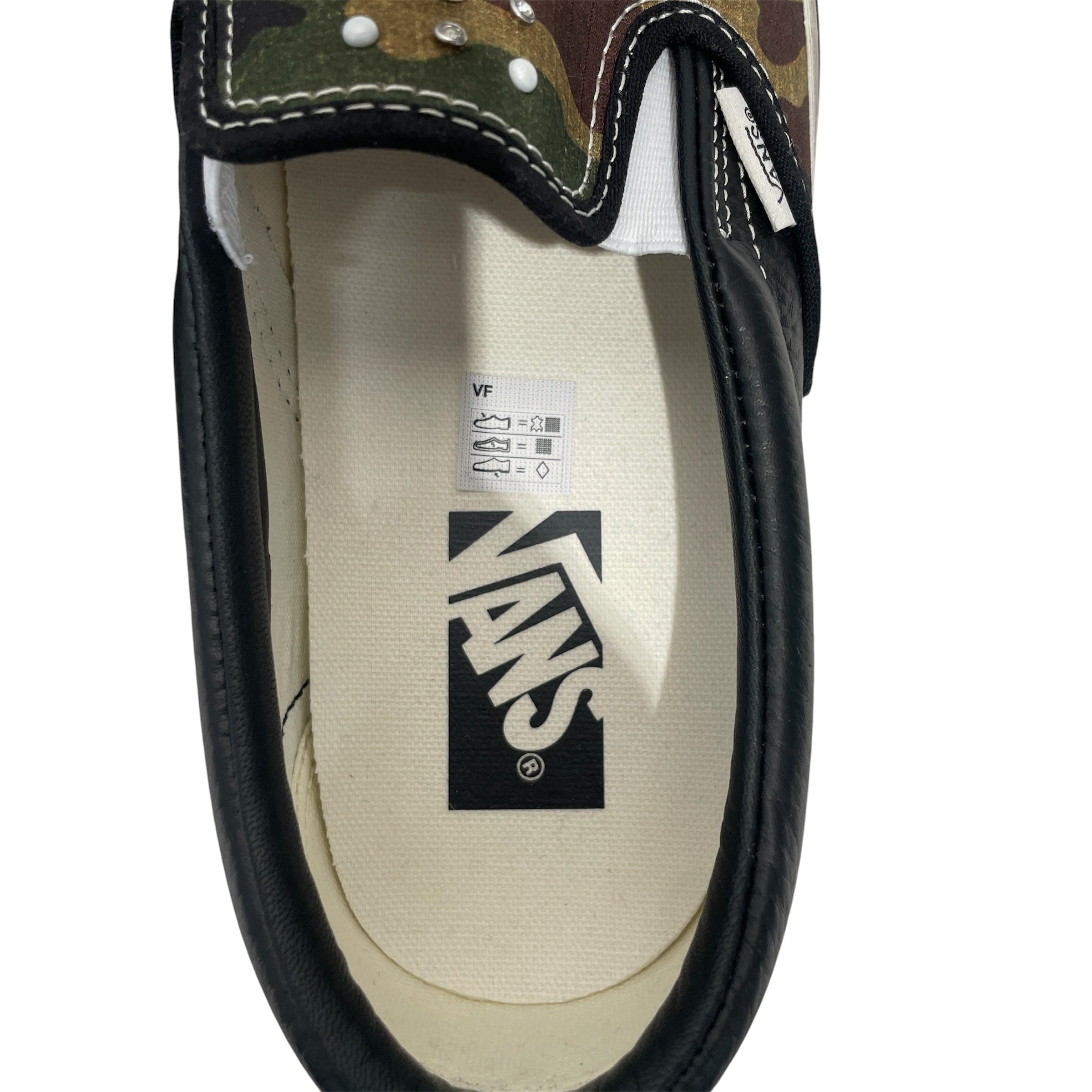 VANS/Low-Sneakers/US 8.5/All Over Print/Acrylic/GRN/SLIP view 3
