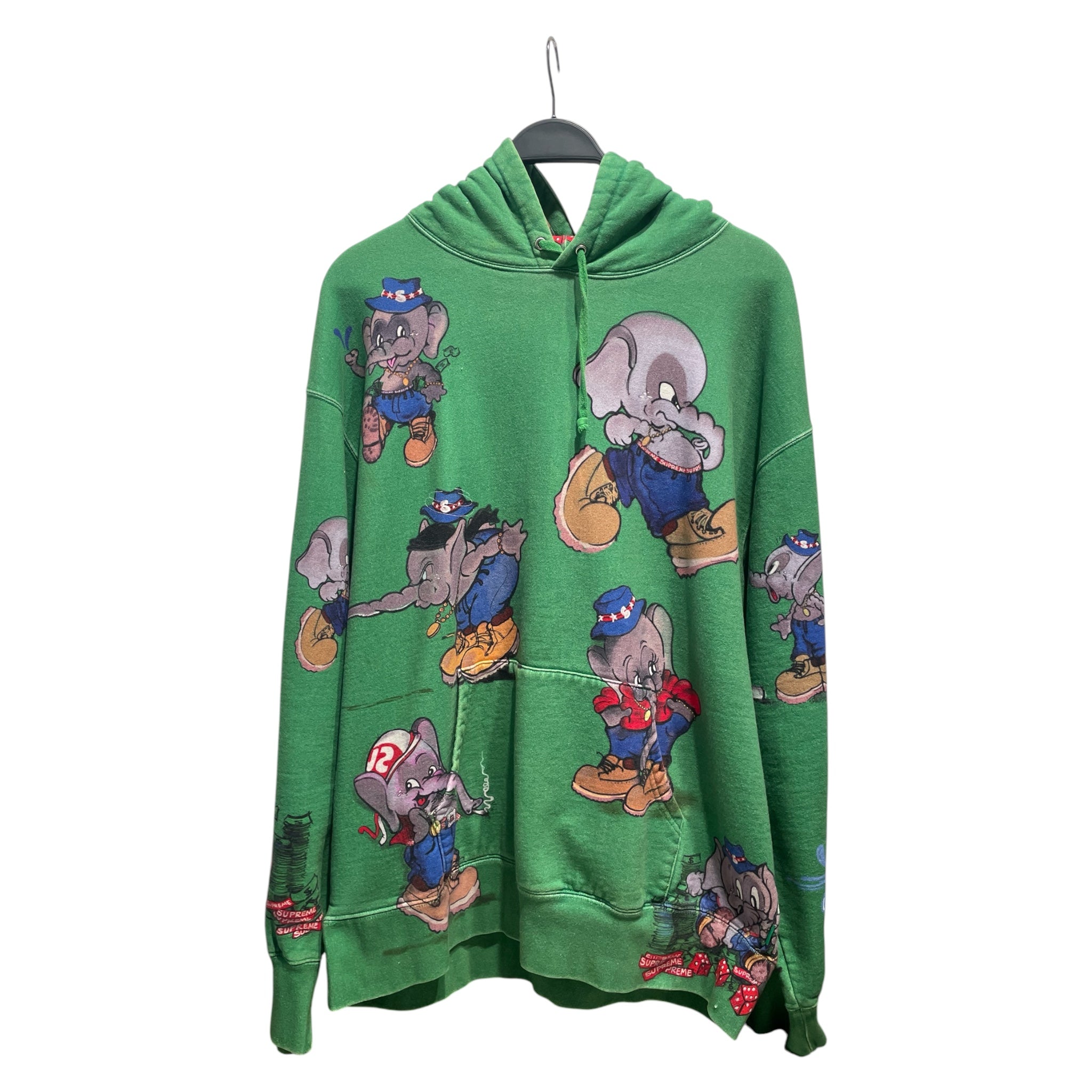 Supreme/Hoodie/XL/Cotton/GRN/Elephant Hoodie view 1