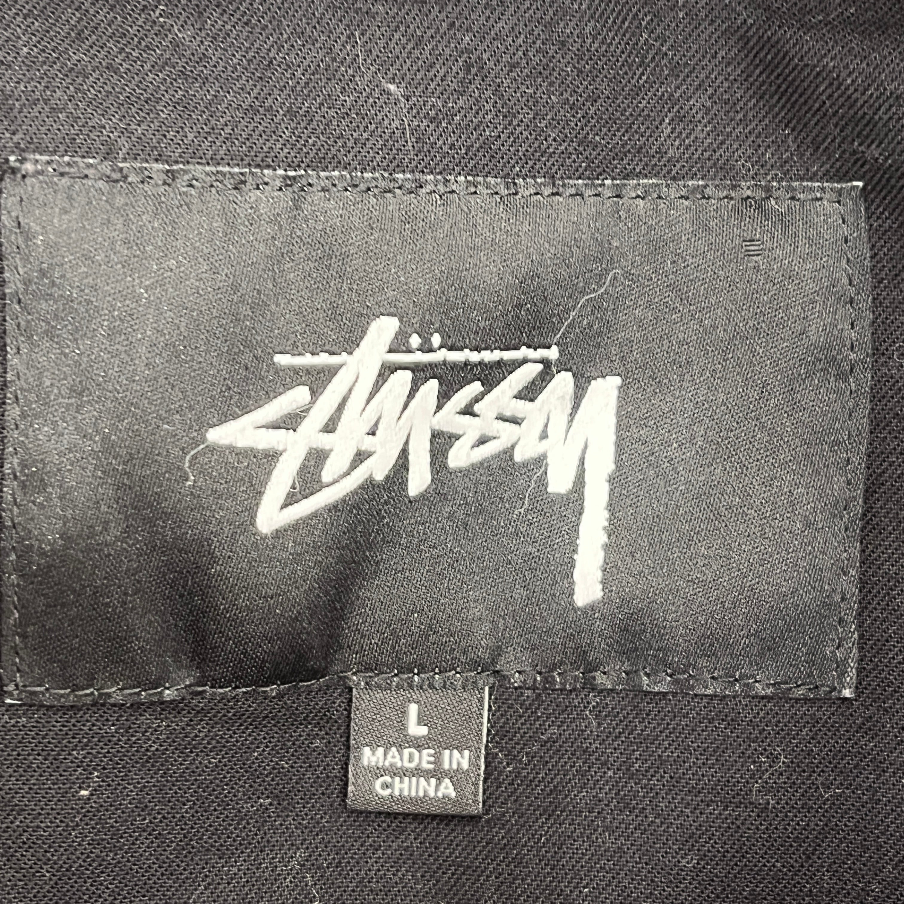 STUSSY/Jacket/L/Polyester/RED/Plaid/front pocket zip view 3