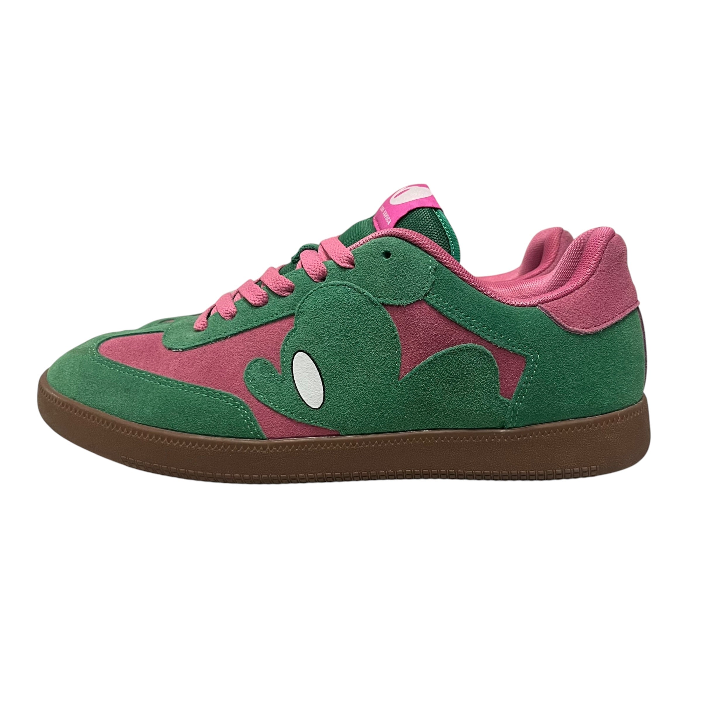STEVEN SAVOCA/Low-Sneakers/US 11/Suede/MLT/GREEN/PINK MOUSE view 3