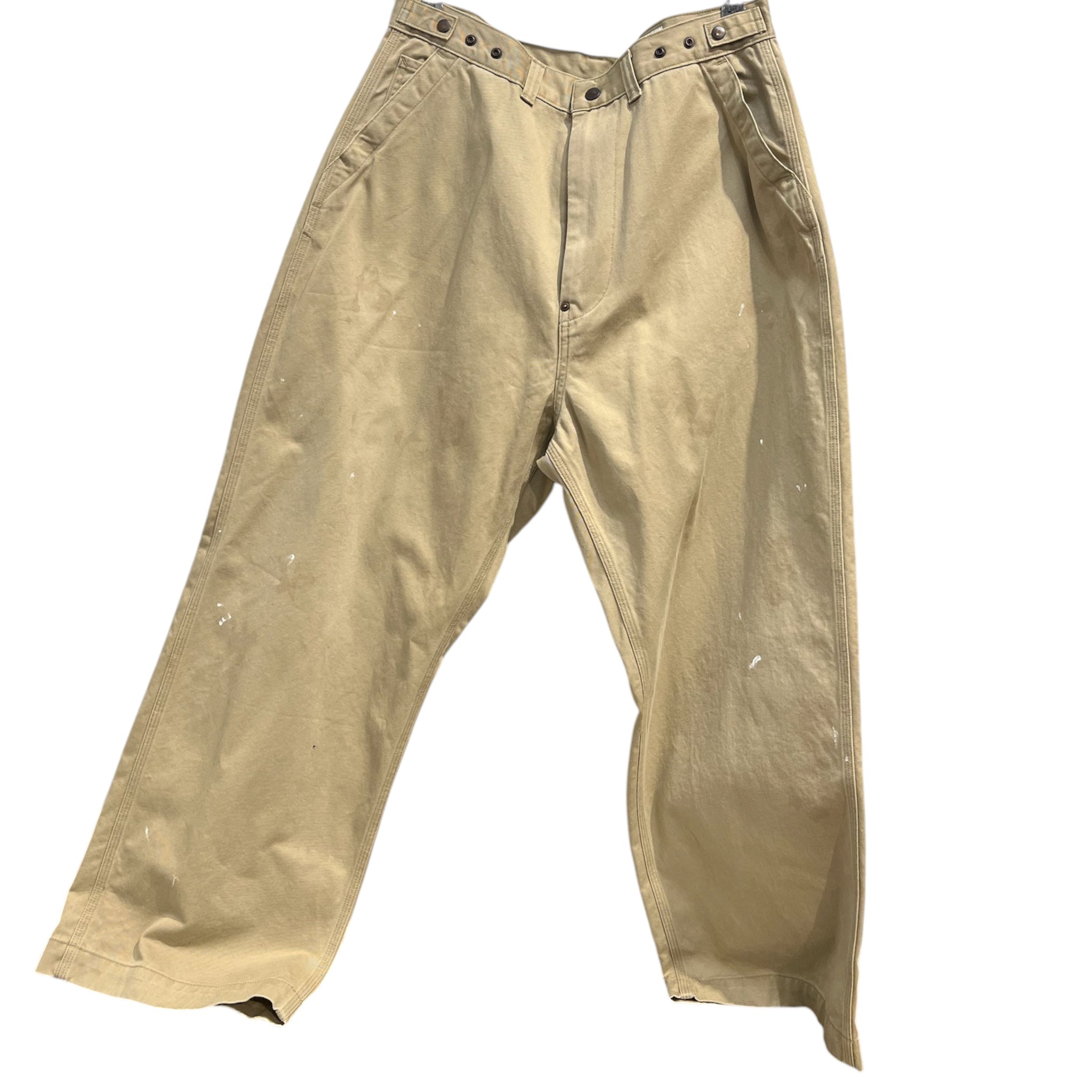 Ordinary Fits/Carpenter Pants/32/KHK/PAINT SPLATTER BELL view 1