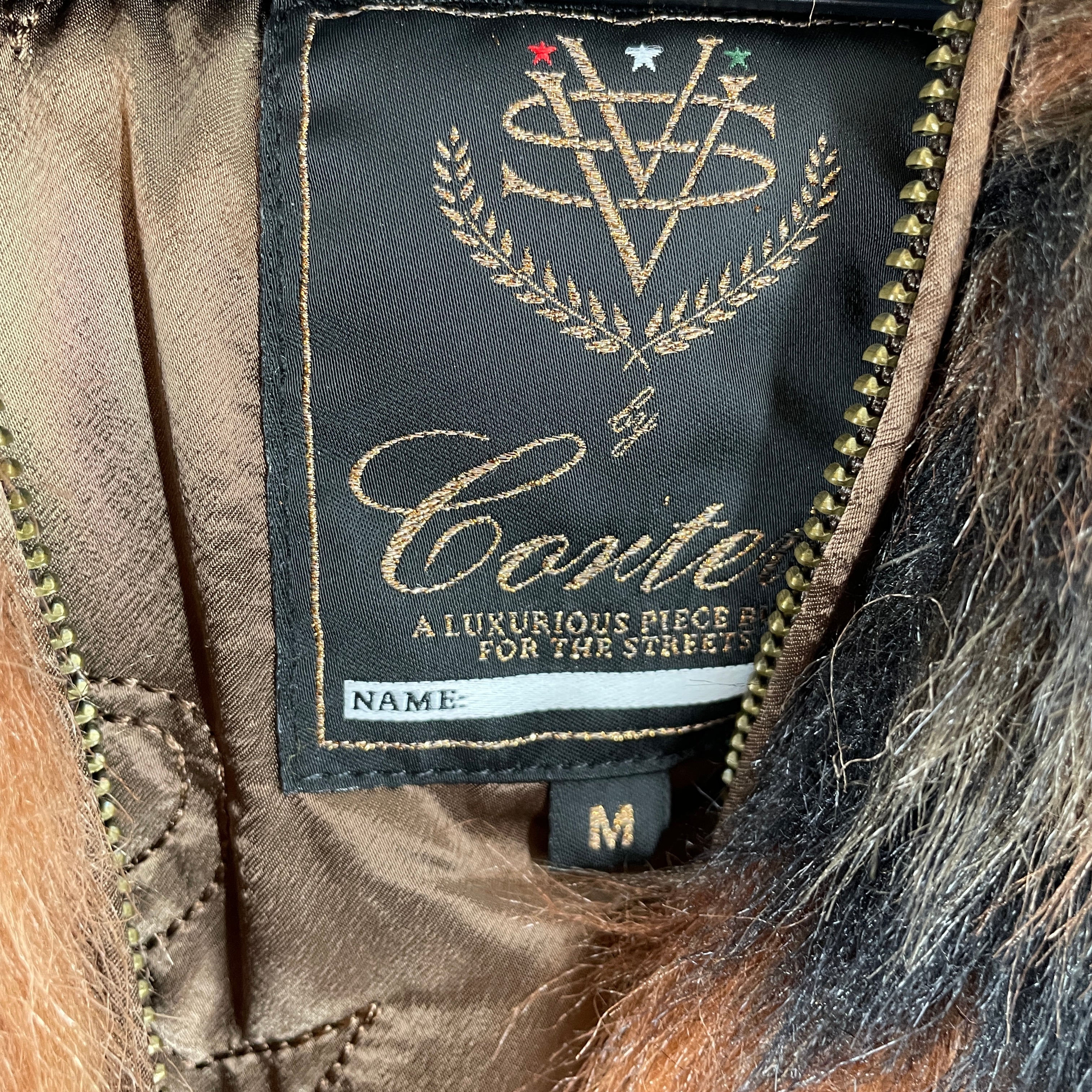 Corteiz/Jacket/M/Faux Fur/BRW/SHORT JACKET HOODED view 3