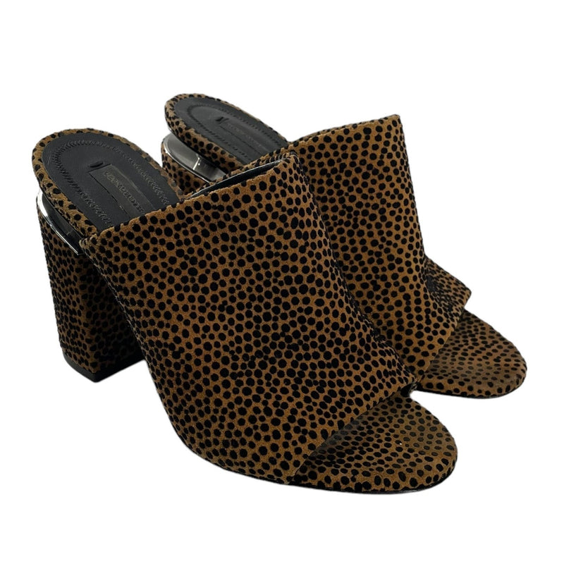 Alexander Wang/Ankle Boots/EU 38/Animal Pattern/Fur/BRW/CUT HEEL