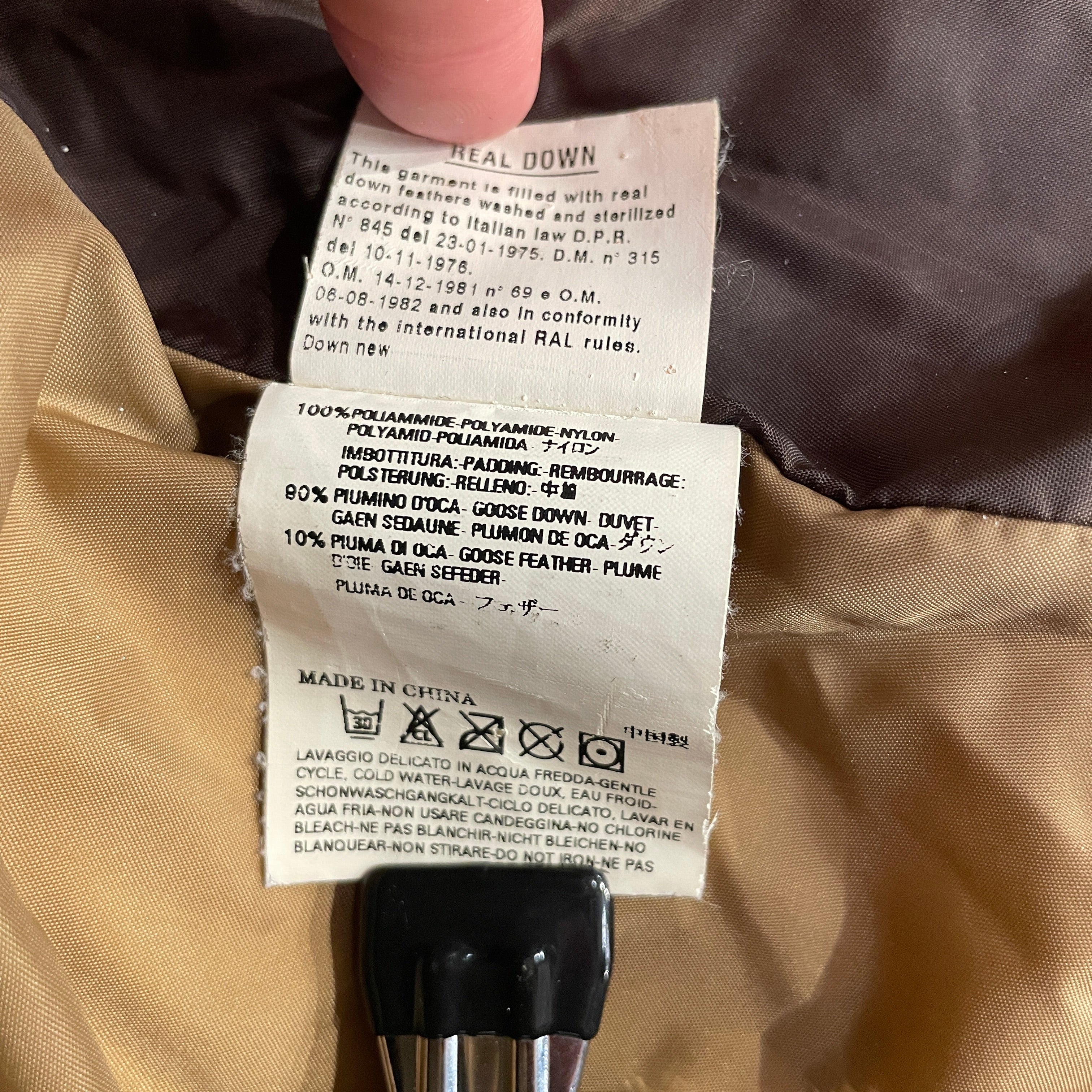 DSQUARED2/Puffer Jkt/38/Border/Polyester/CML/RIPPLED UNDER ARM SKI view 4
