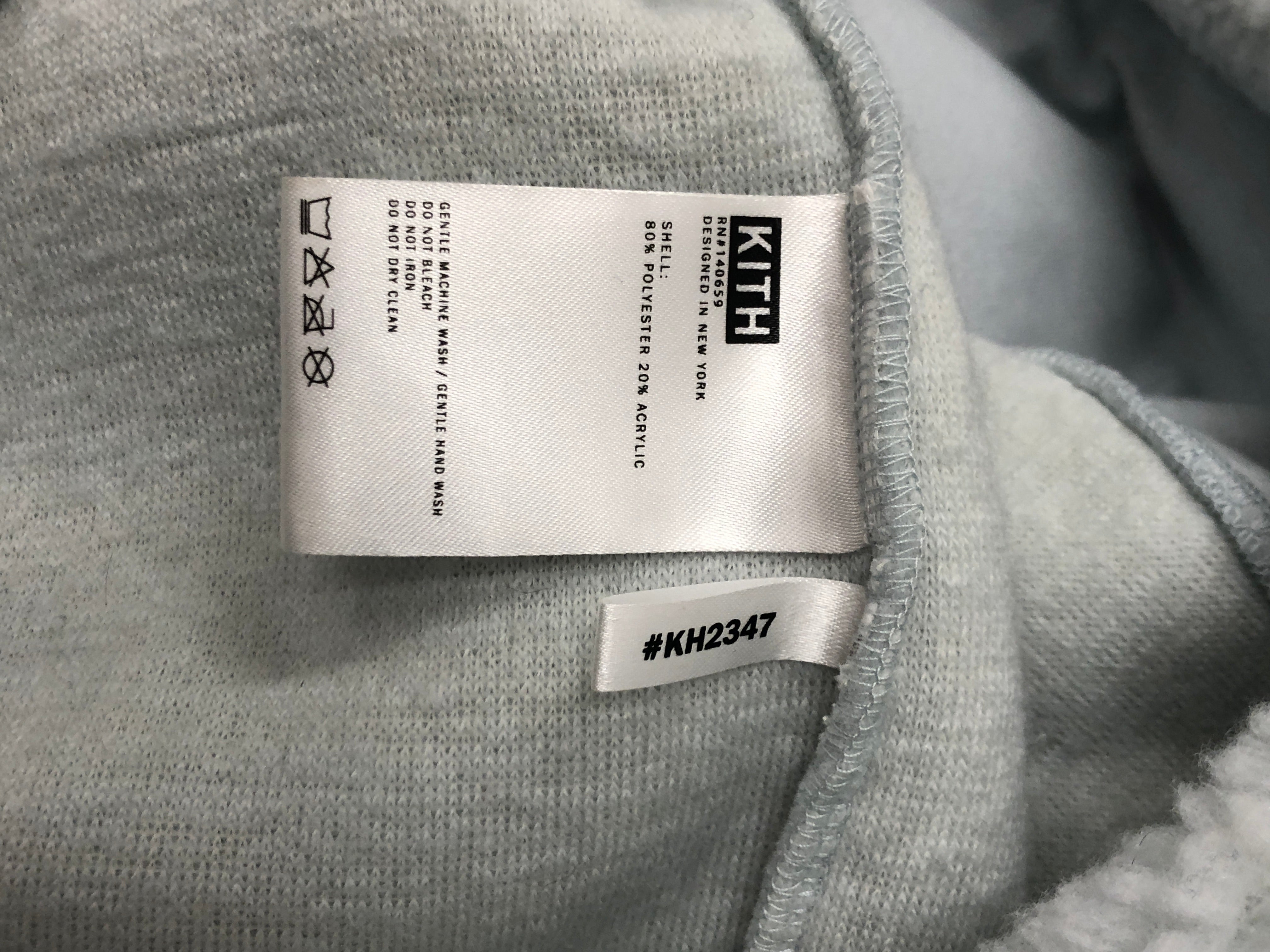 KITH/Fleece Jkt/L/Cotton/GRY/ view 4